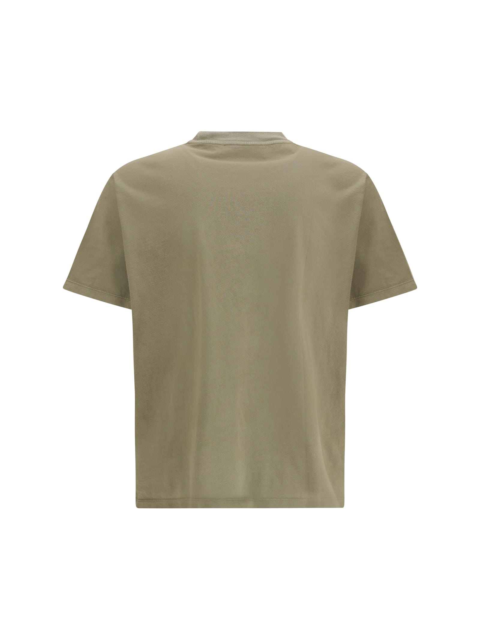 Our Legacy Boxy Crew Neck T-shirt In Jersey In Metallic