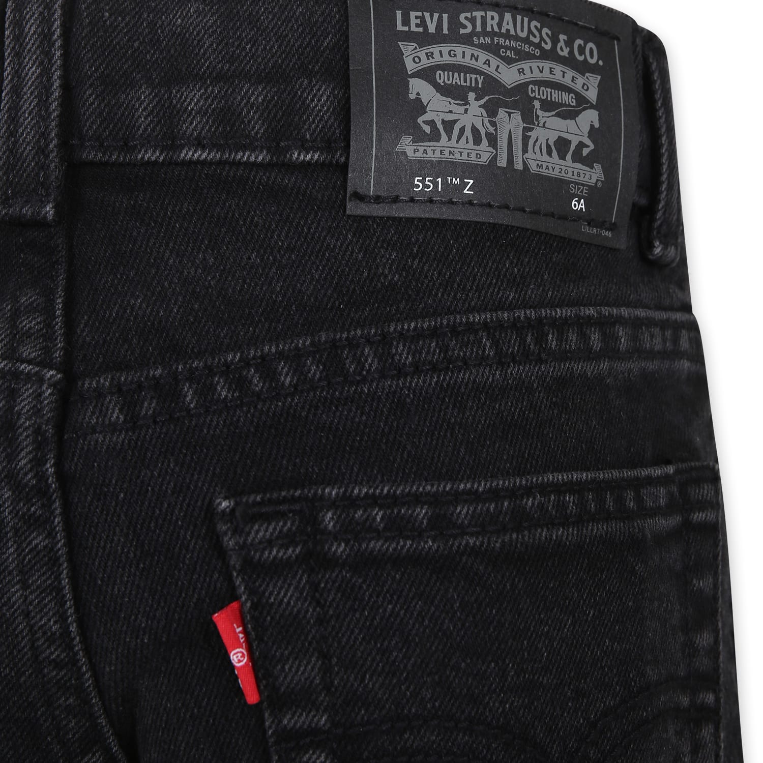 Shop Levi's Black Jeans For Boy With Logo