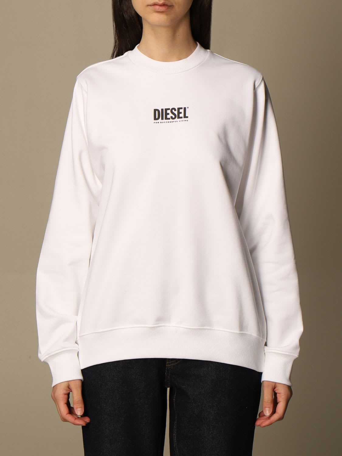 Diesel Sweatshirt Diesel Crewneck Sweatshirt With Mini Logo