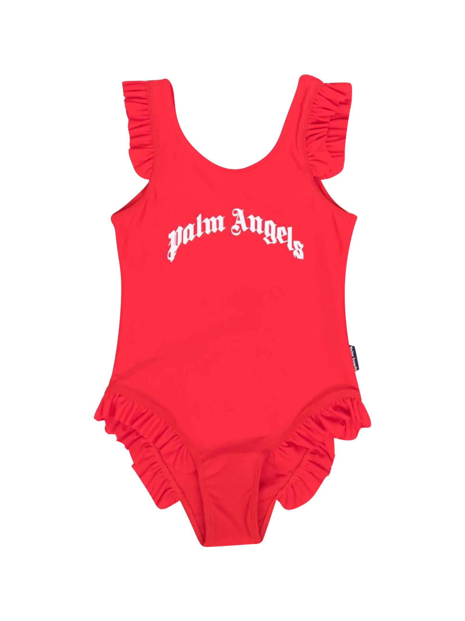 Palm Angels Red Swimsuit Girl