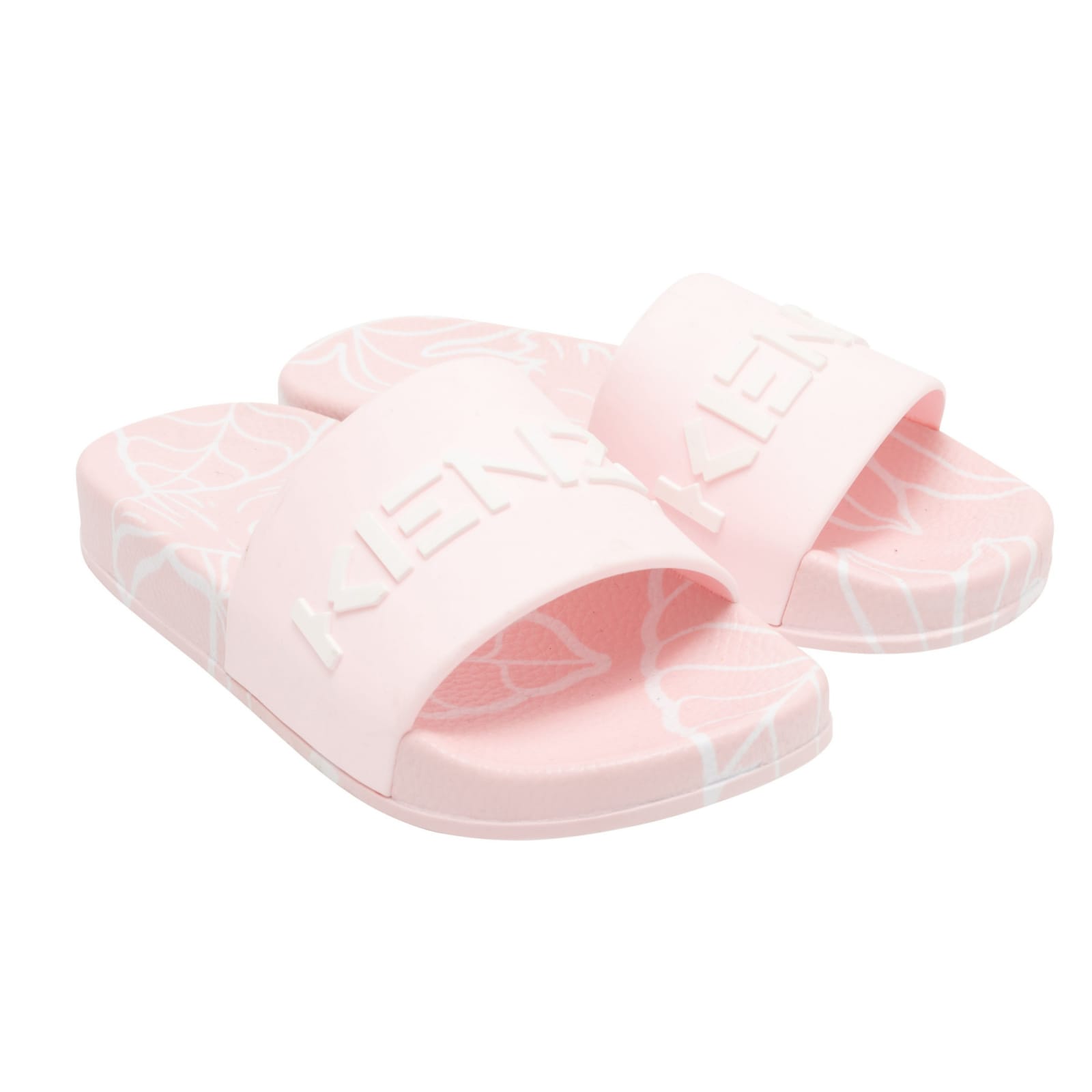 Kenzo Kids' Slippers With Logo In Pink