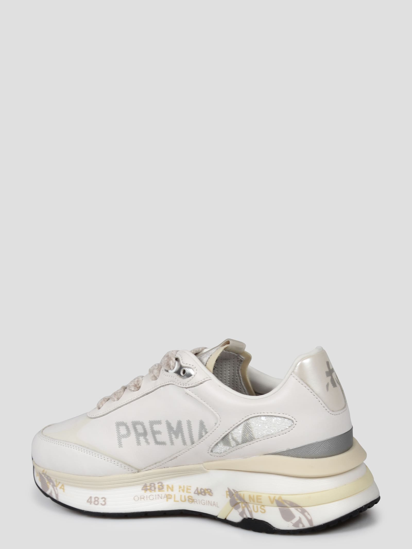 Shop Premiata Timeless Trainers Moerund 6989 In White