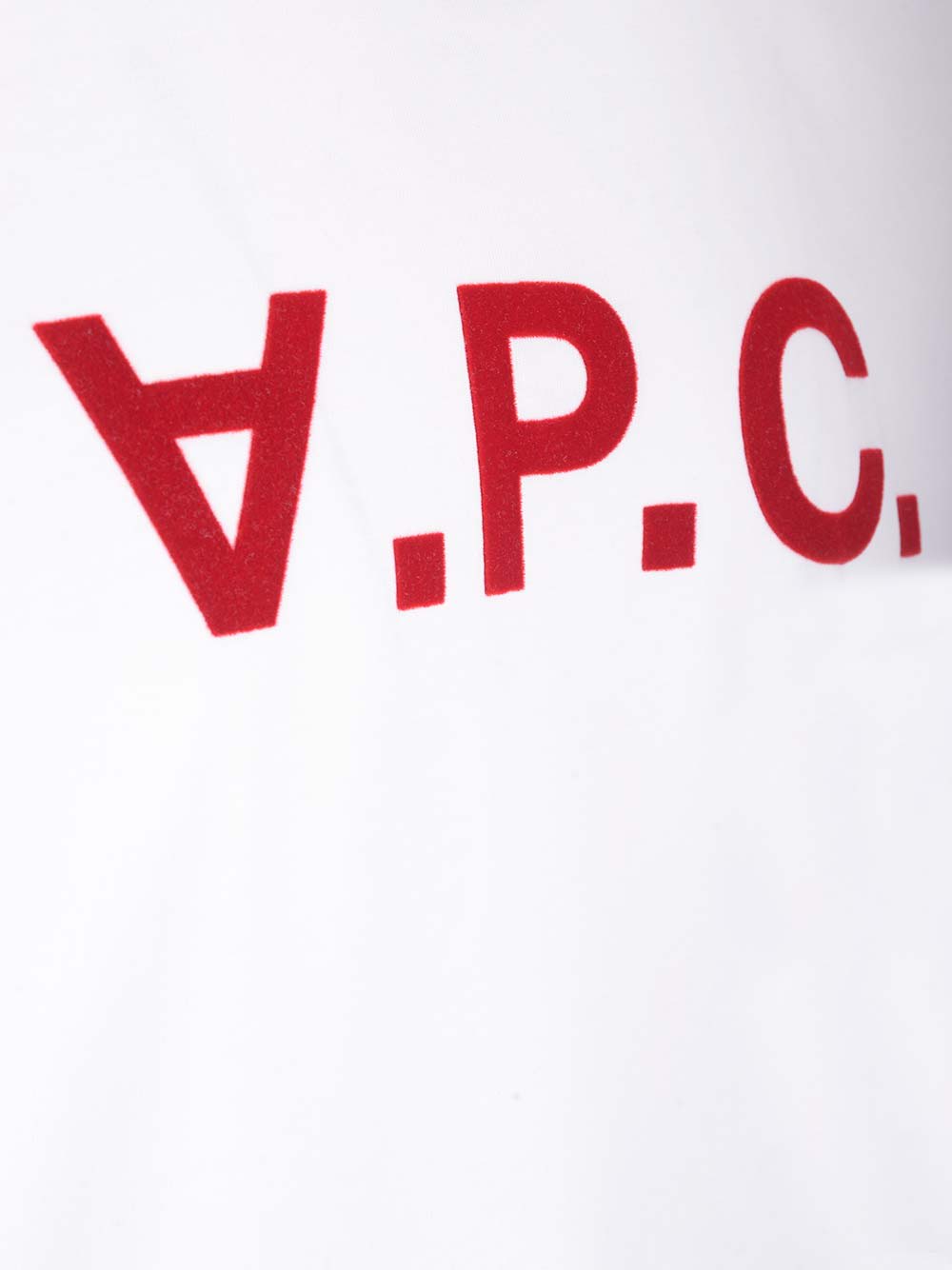 Shop Apc White/red Vpc T-shirt