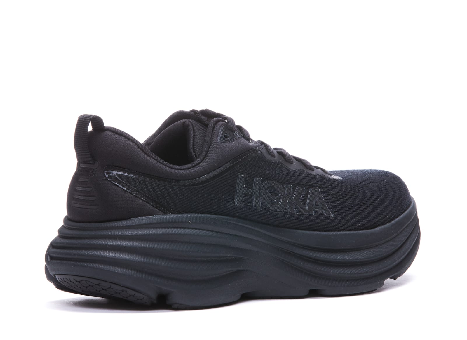Shop Hoka Bondi 8 Sneakers In Black/black