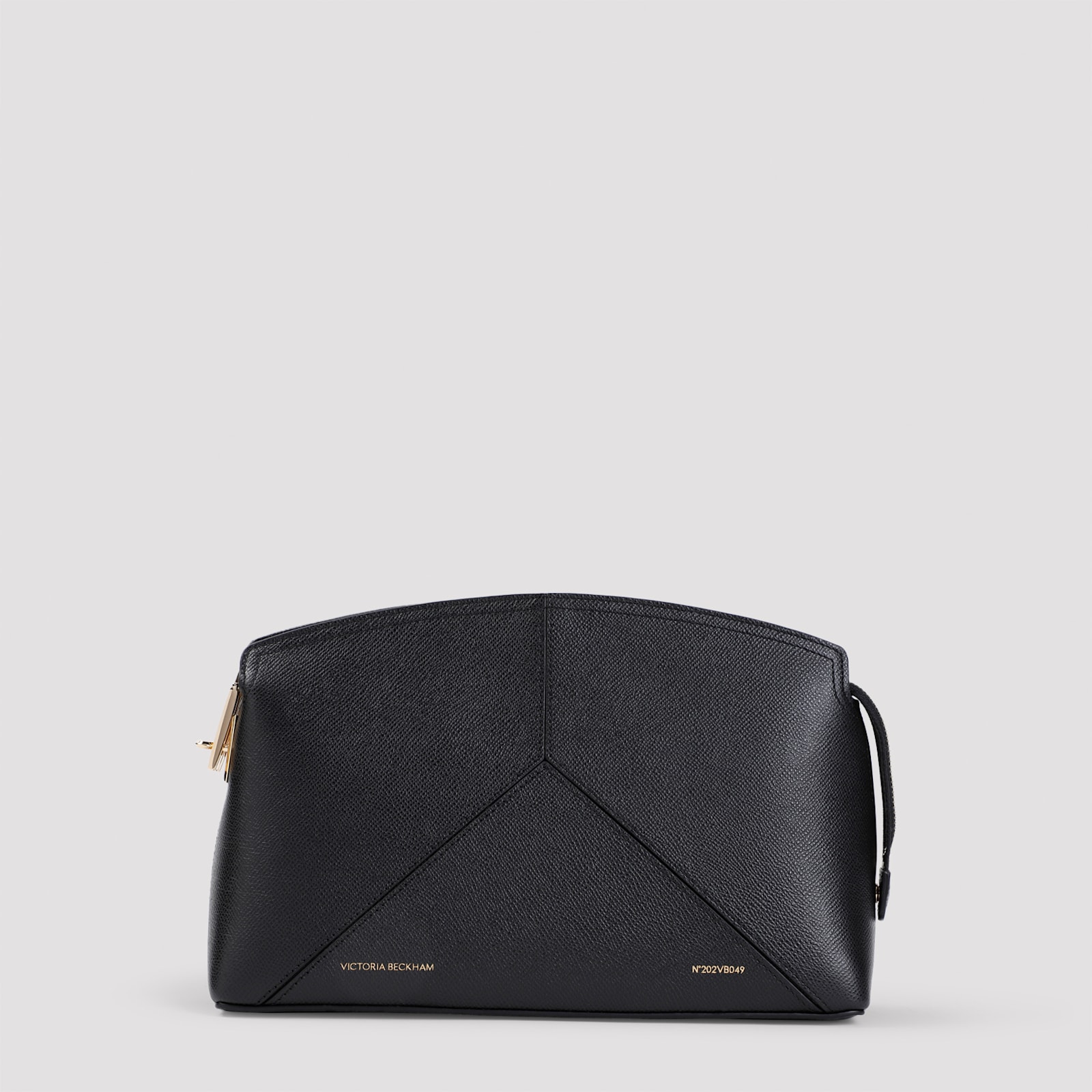 Shop Victoria Beckham The Victoria Clutch In Black