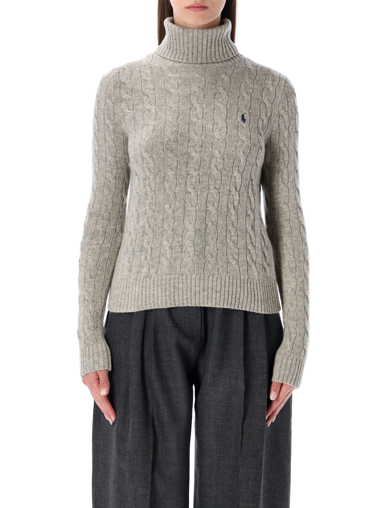 Polo Ralph Lauren Wool And Cashmere Cable-knit Turtleneck
