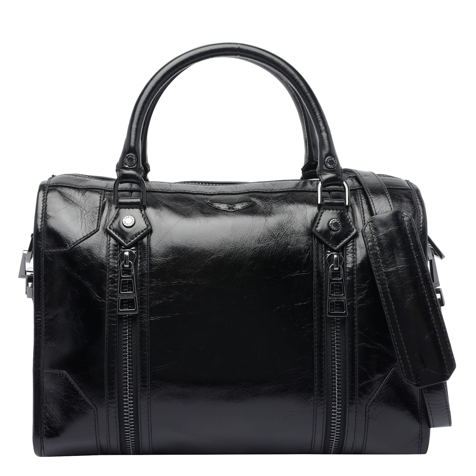 Zadig & Voltaire Medium Sunny Handbag In Black