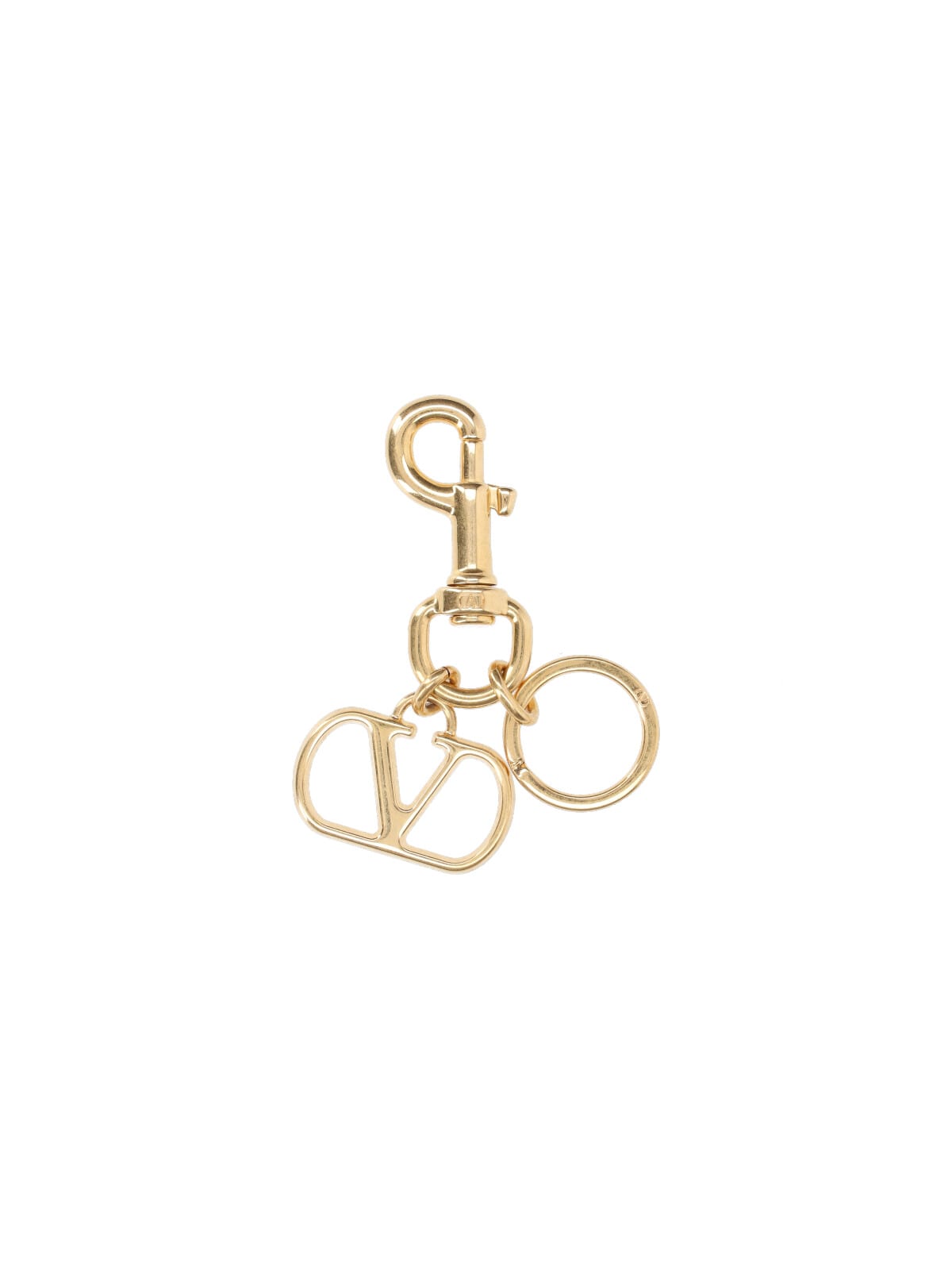 Valentino Gold-tone Finish Key Holder In Gold