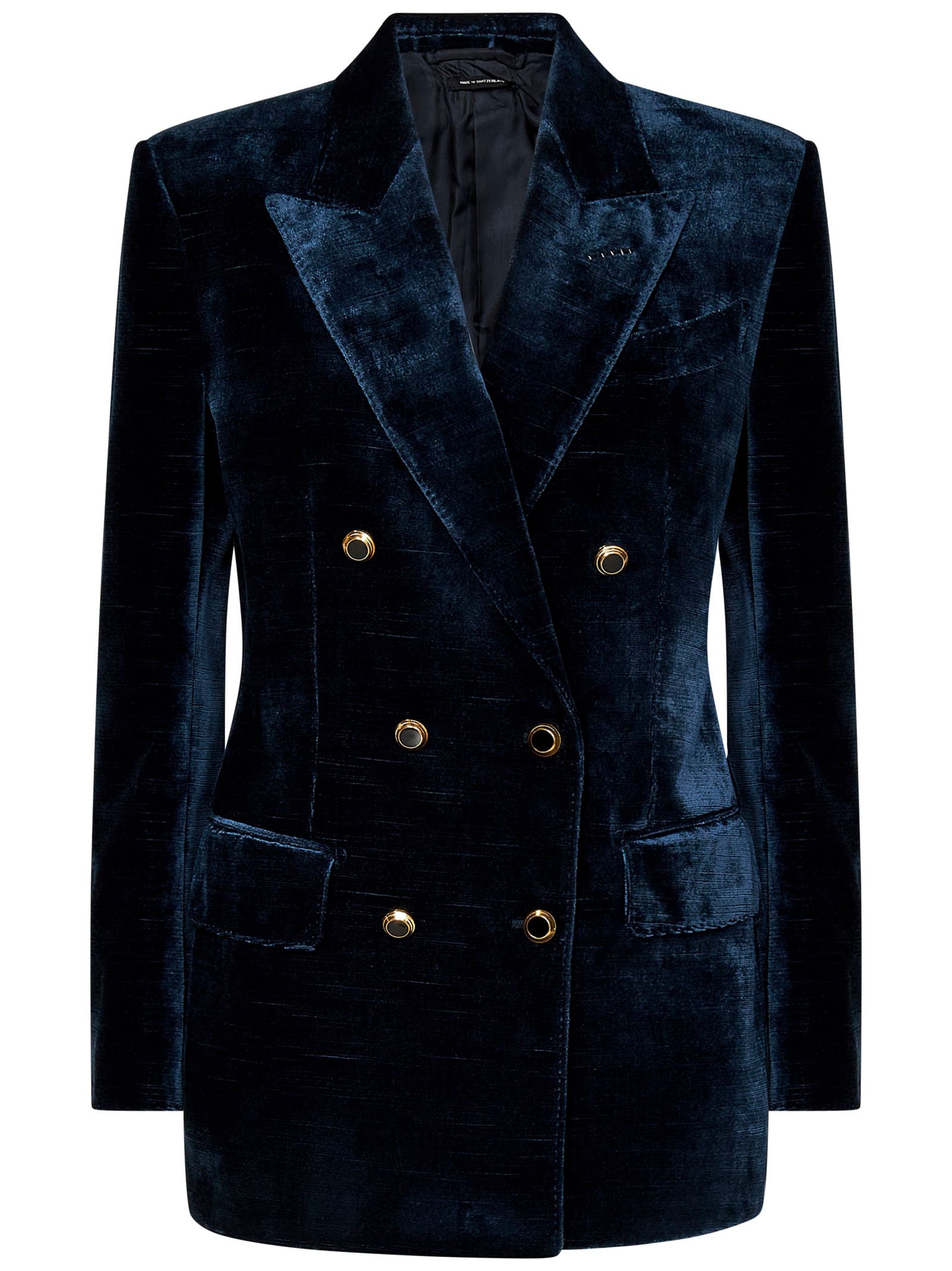 Shop Tom Ford Blazer In Blue