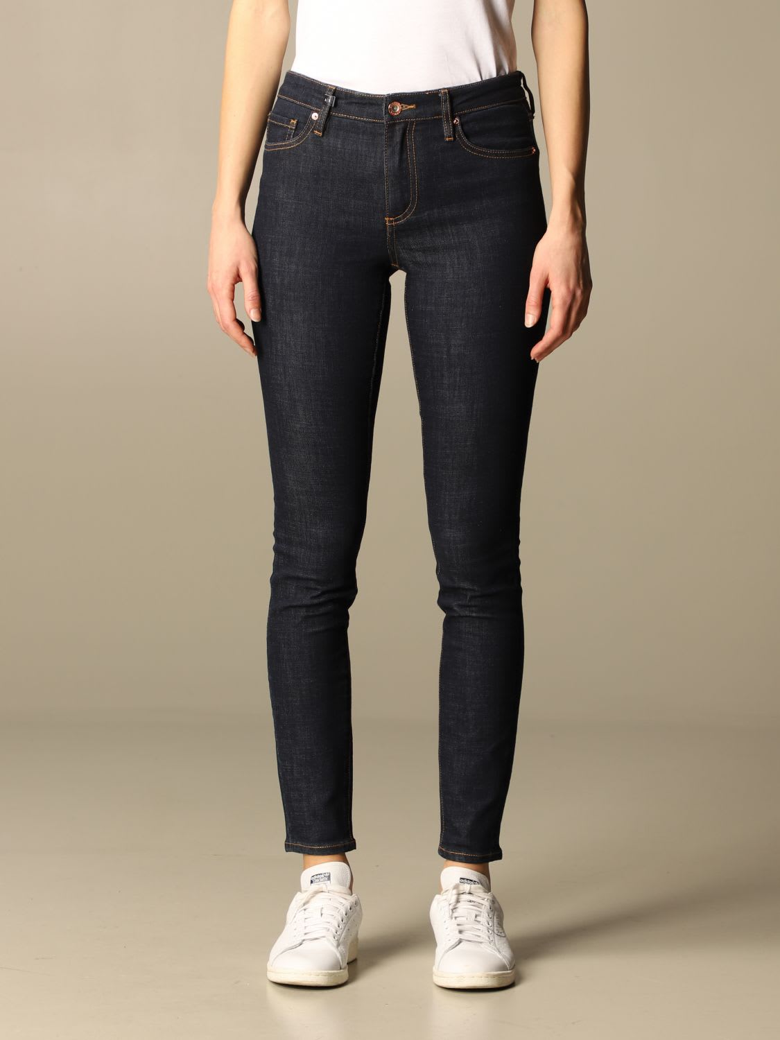 Armani Collezioni Armani Exchange Jeans Stretch Denim Regular Waist Skinny Leg