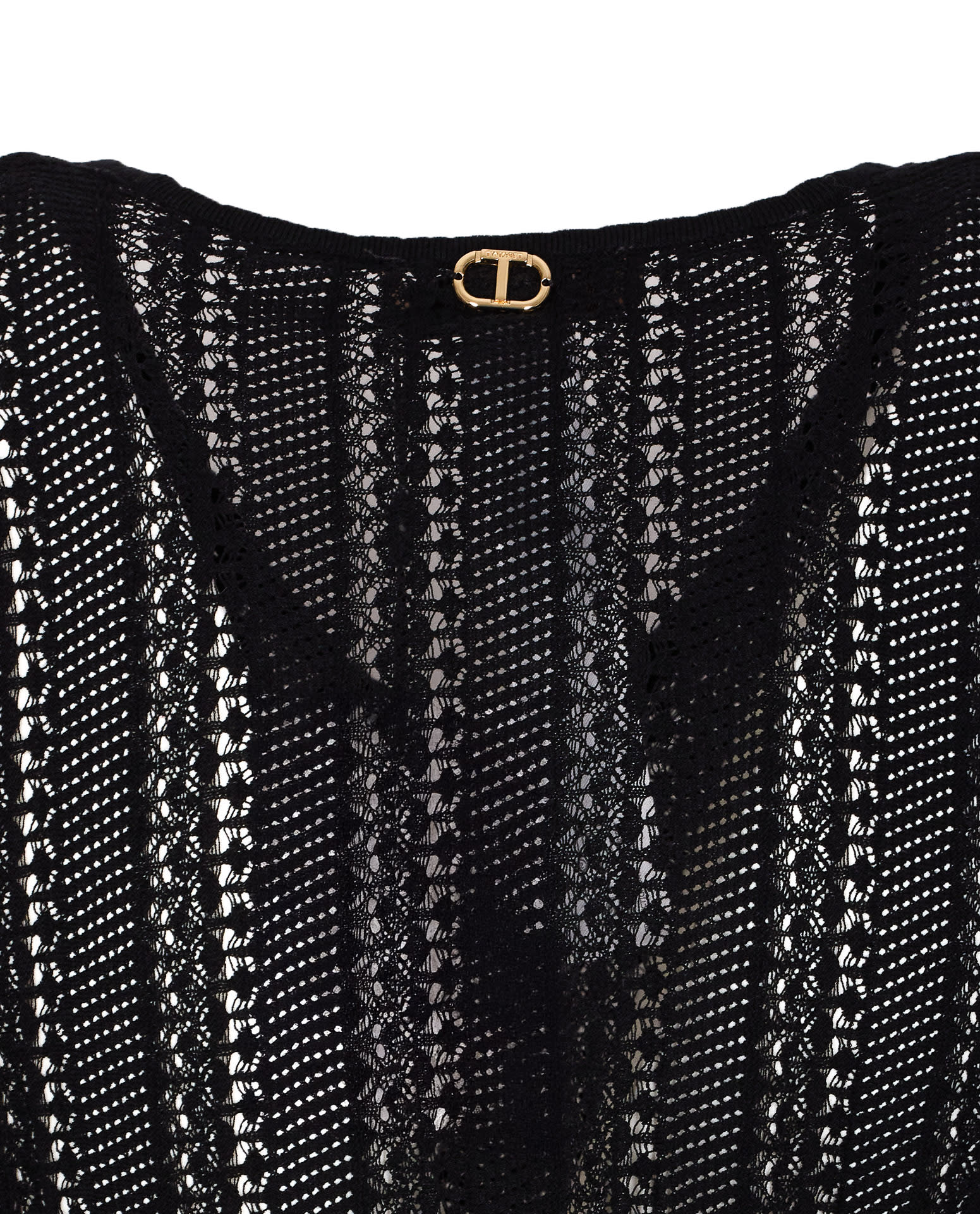 Twinset Vestido Midi - Negro In Black