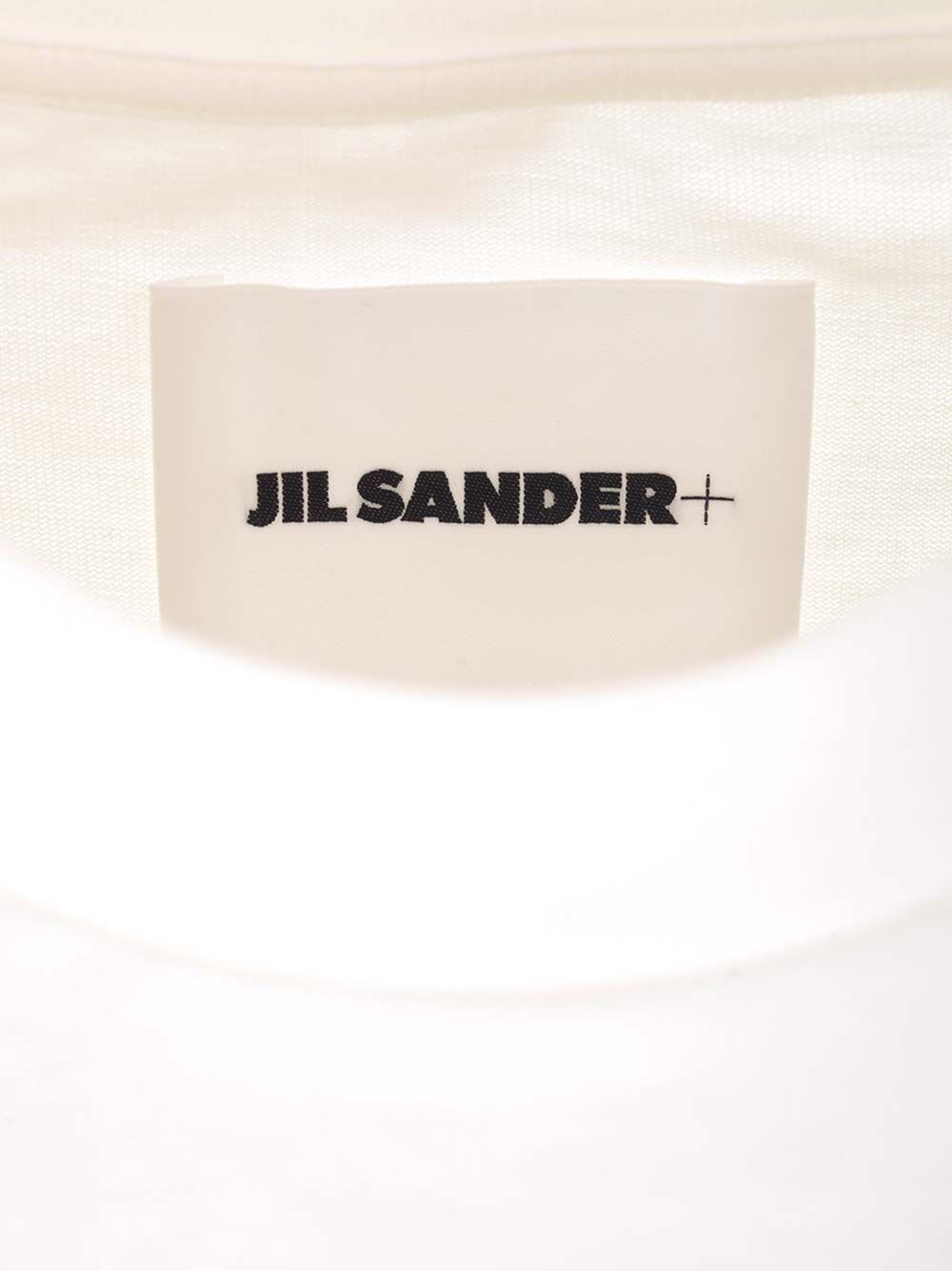 Shop Jil Sander Signature T-shirt In White