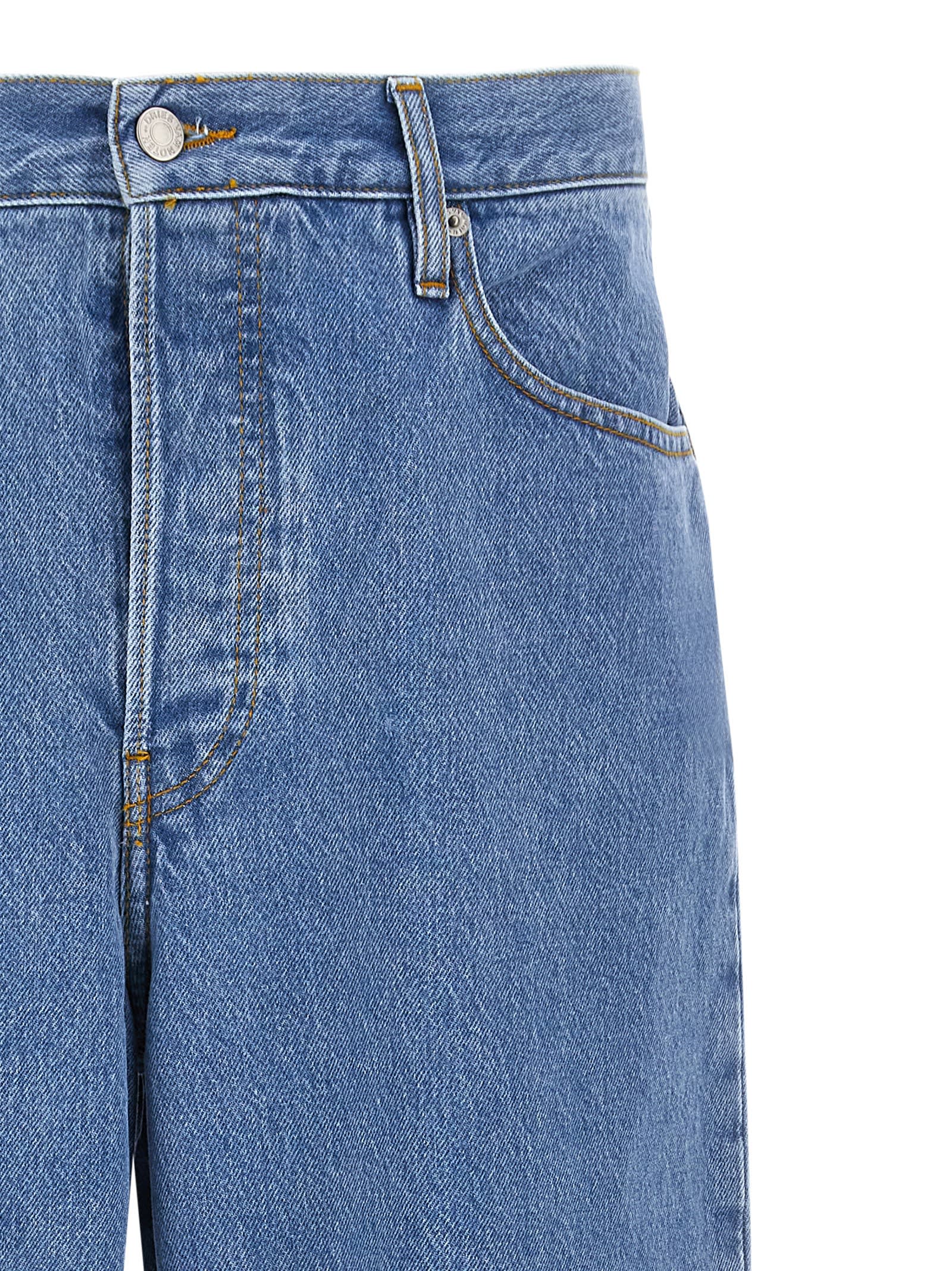 Dries Van Noten Pine Jeans In Blue