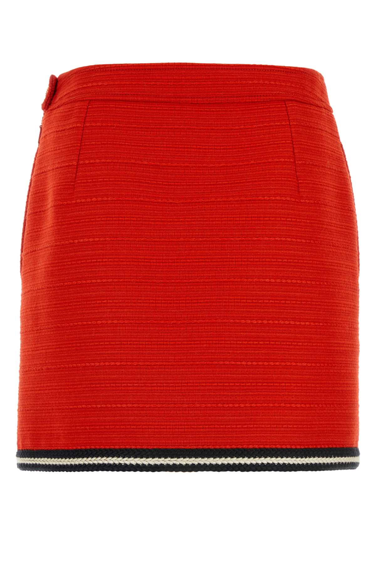 GUCCI RED TWEED SKIRT
