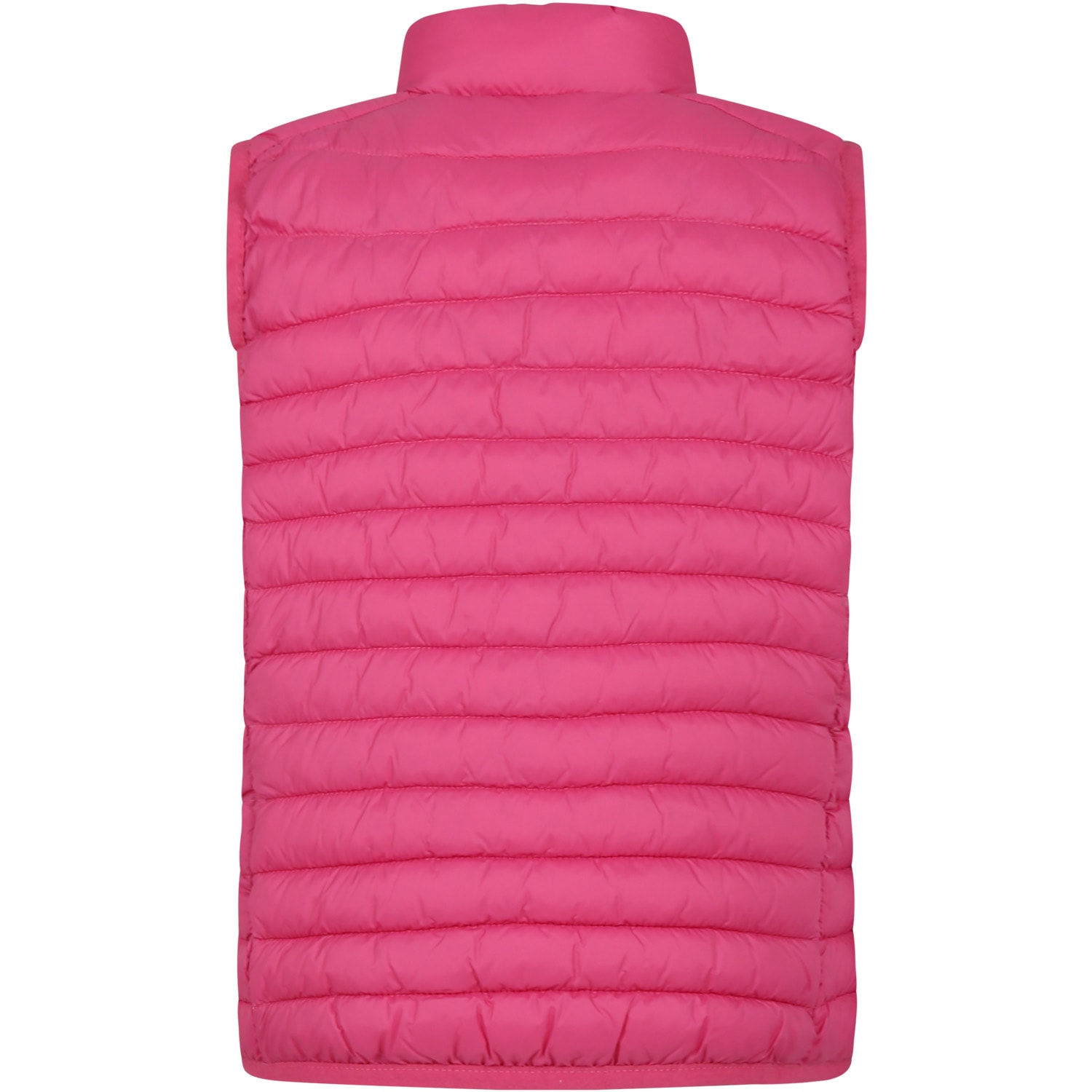 Shop Save The Duck Pink Dolin Vest For Girl With Iconic Logo