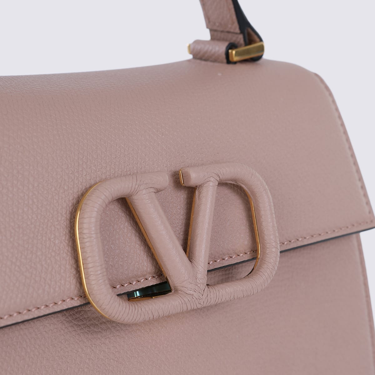 Valentino Cross-body Bag With Detachable Strap And Top Handle In Brown
