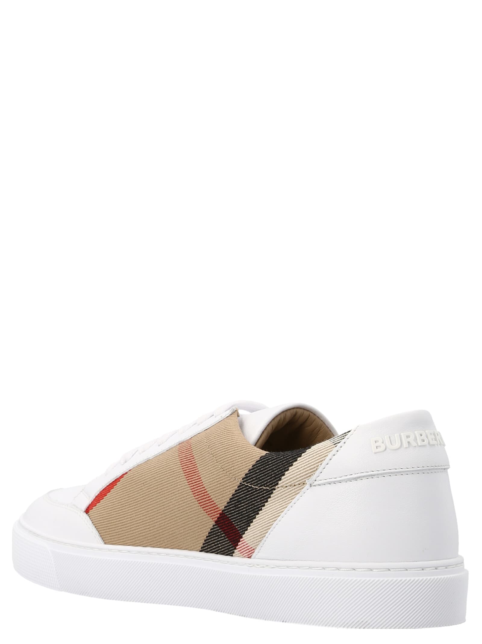Shop Burberry New Salmond Sneakers In Multicolor