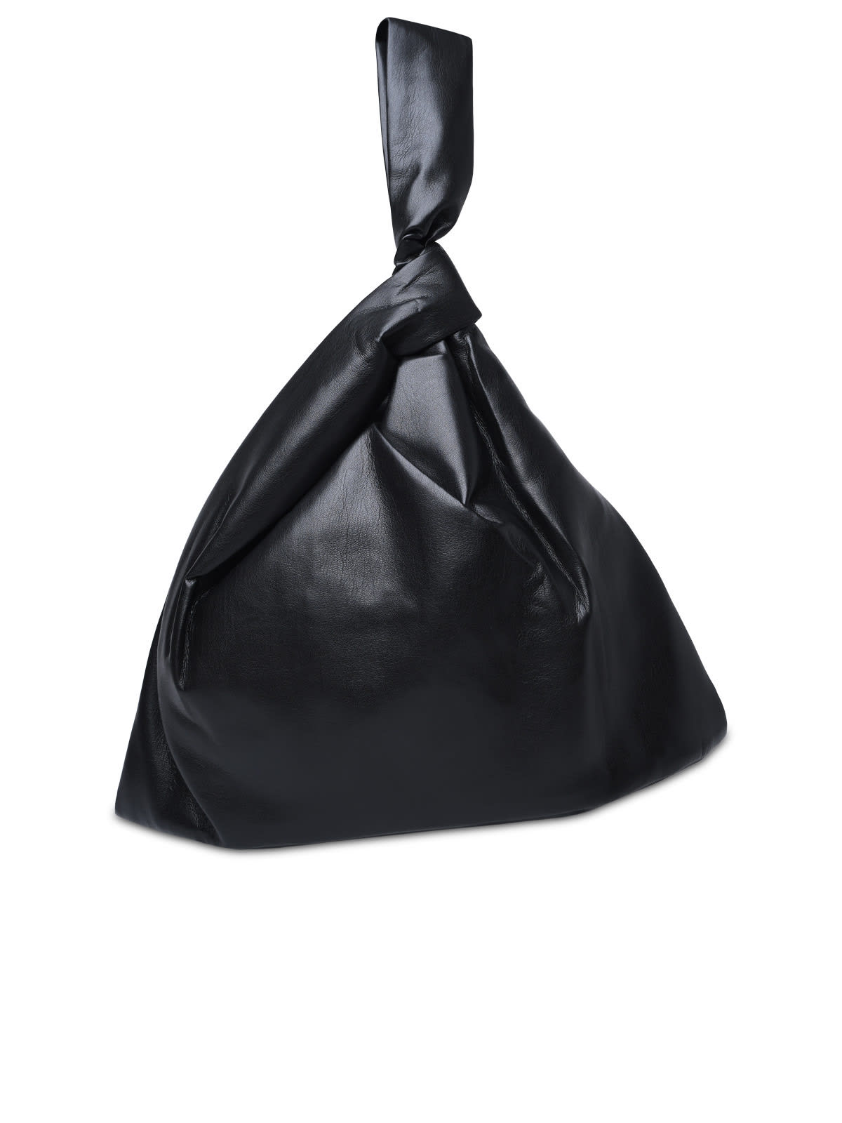 Shop Nanushka Large Jen Black Vegan Leather Bag