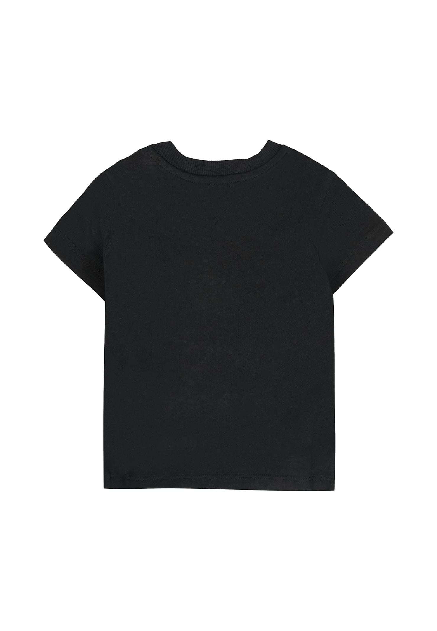 Moschino Black T-shirt For Babykids With Teddy Bear In Black
