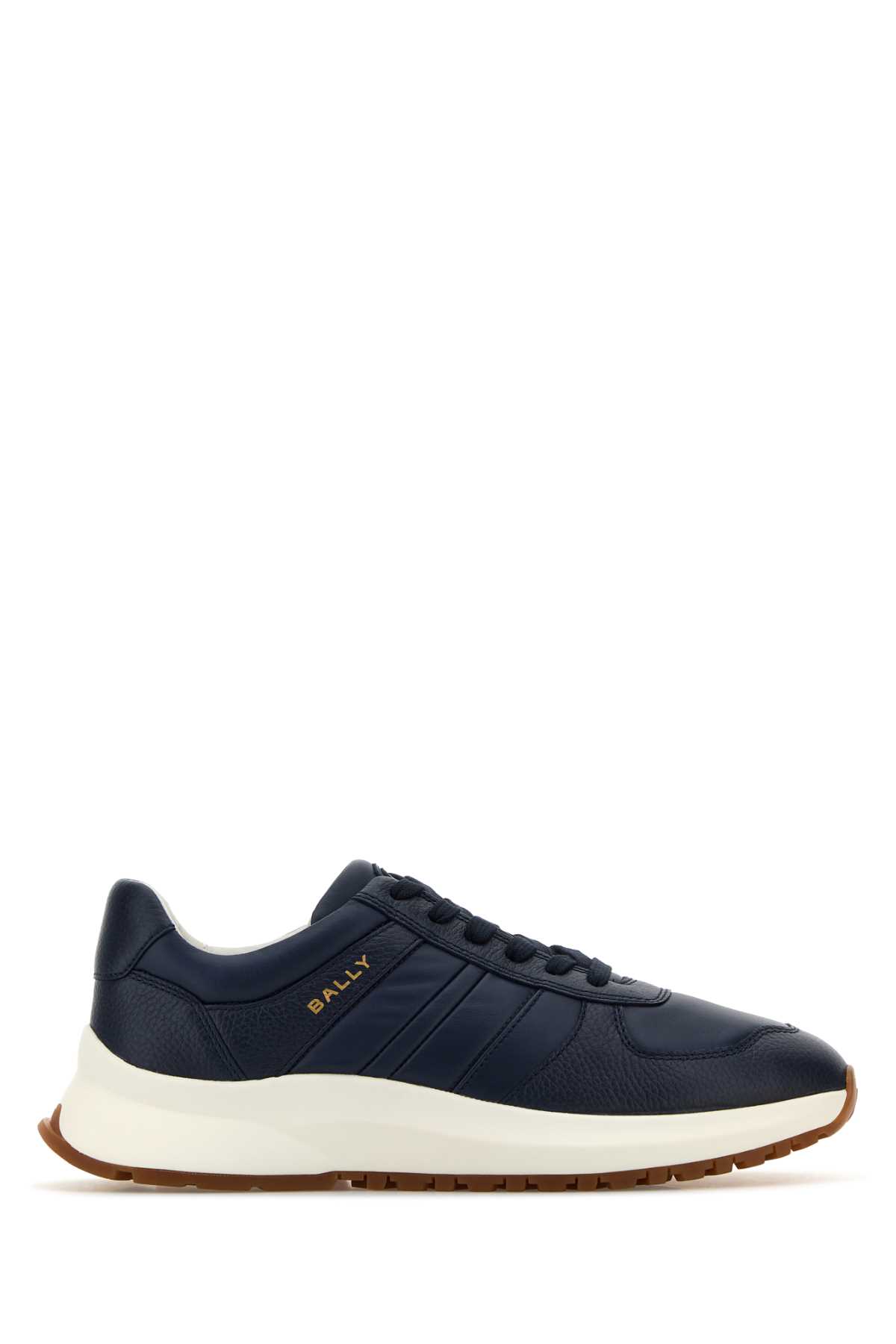 Shop Bally Blue Leather Darsyl Sneakers In Marine17