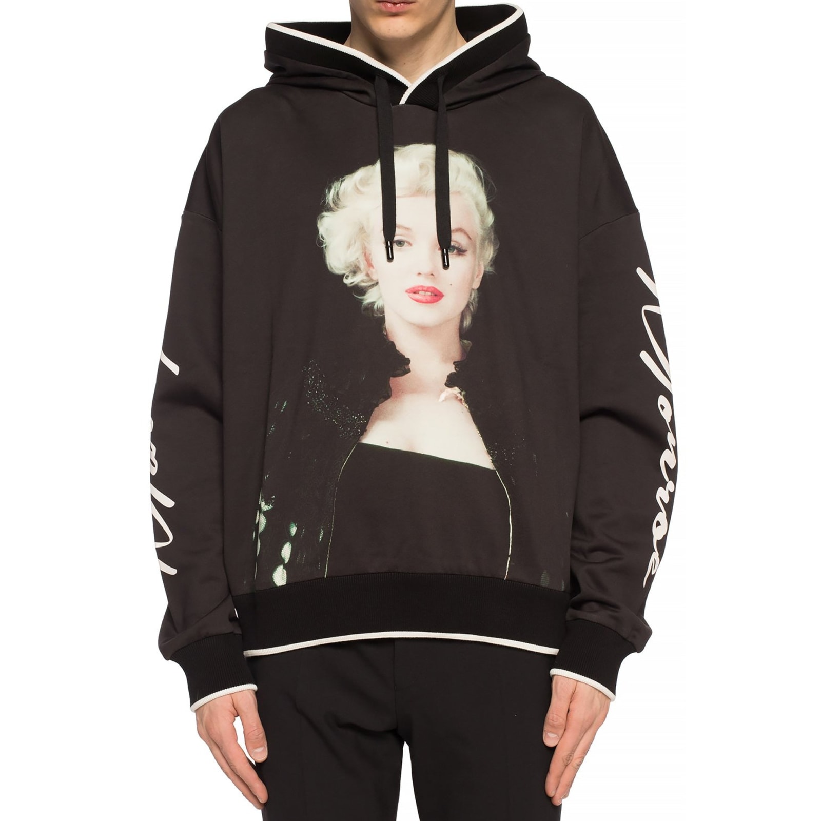 Shop Dolce & Gabbana Marilyn Monroe Sweatshirt In Black