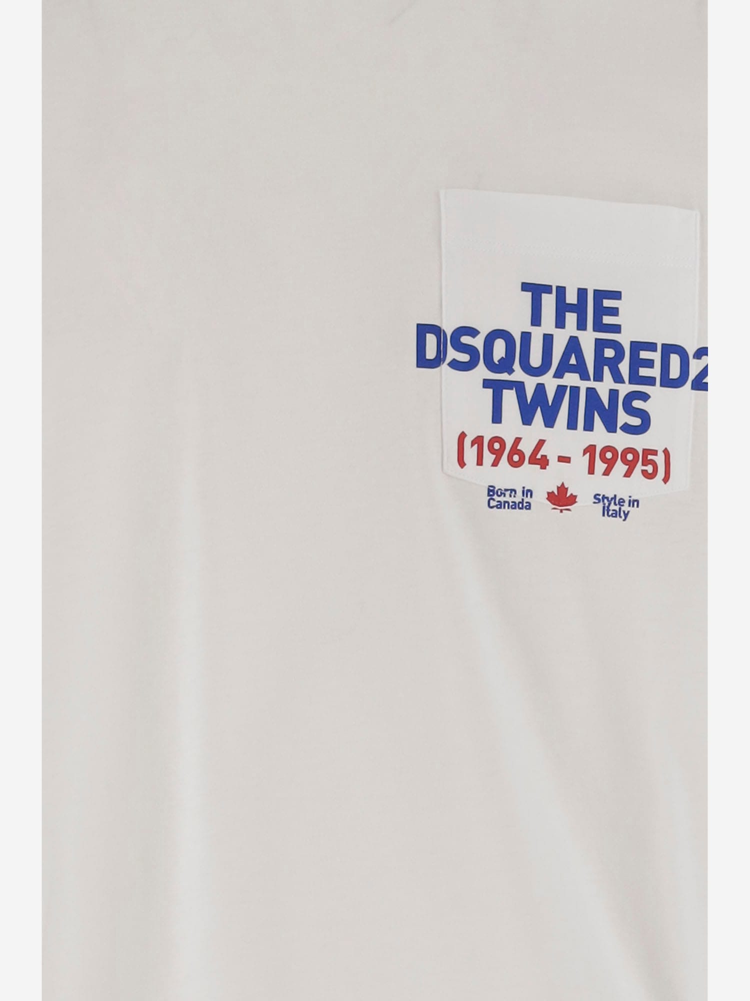 Dsquared2 White Cotton T-shirt With Logo In White