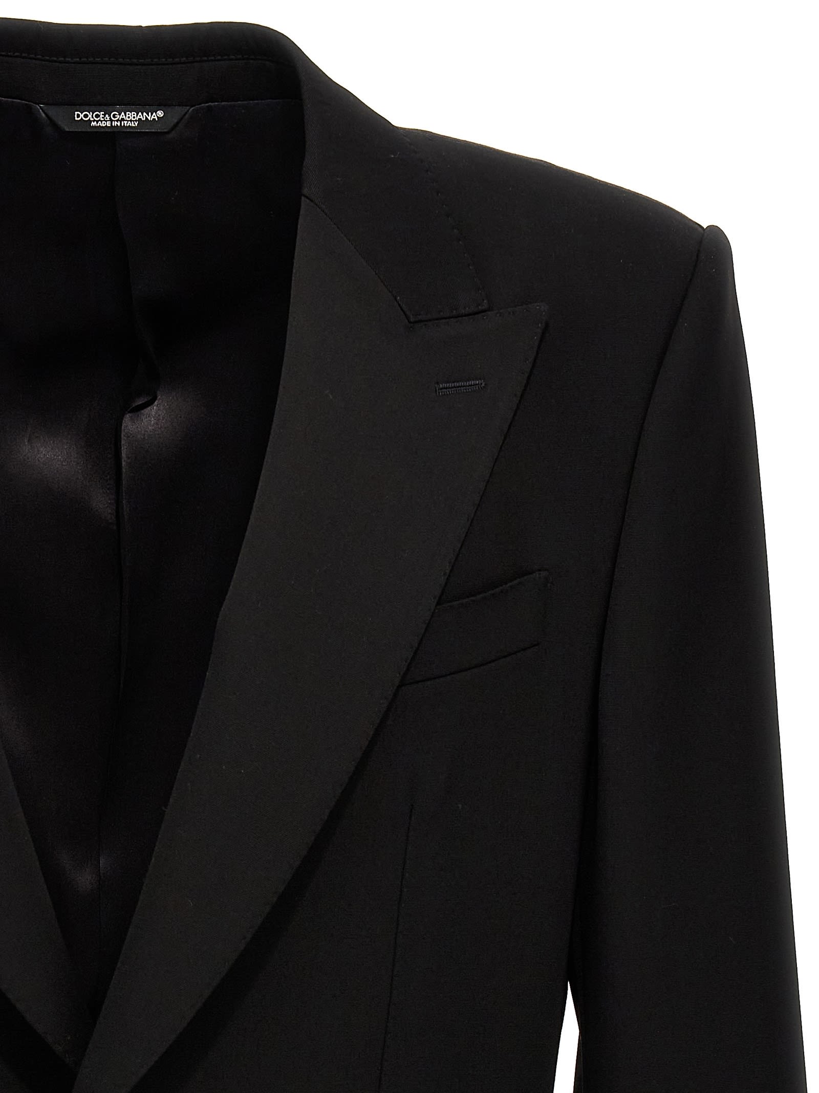 Shop Dolce & Gabbana Sicilia Blazer In Black