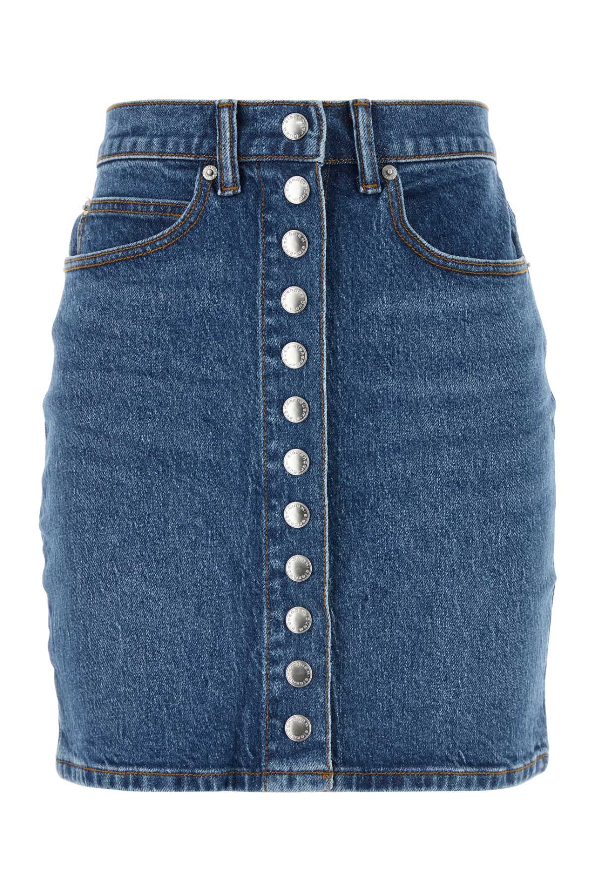 ALEXANDER WANG DENIM MINI SKIRT