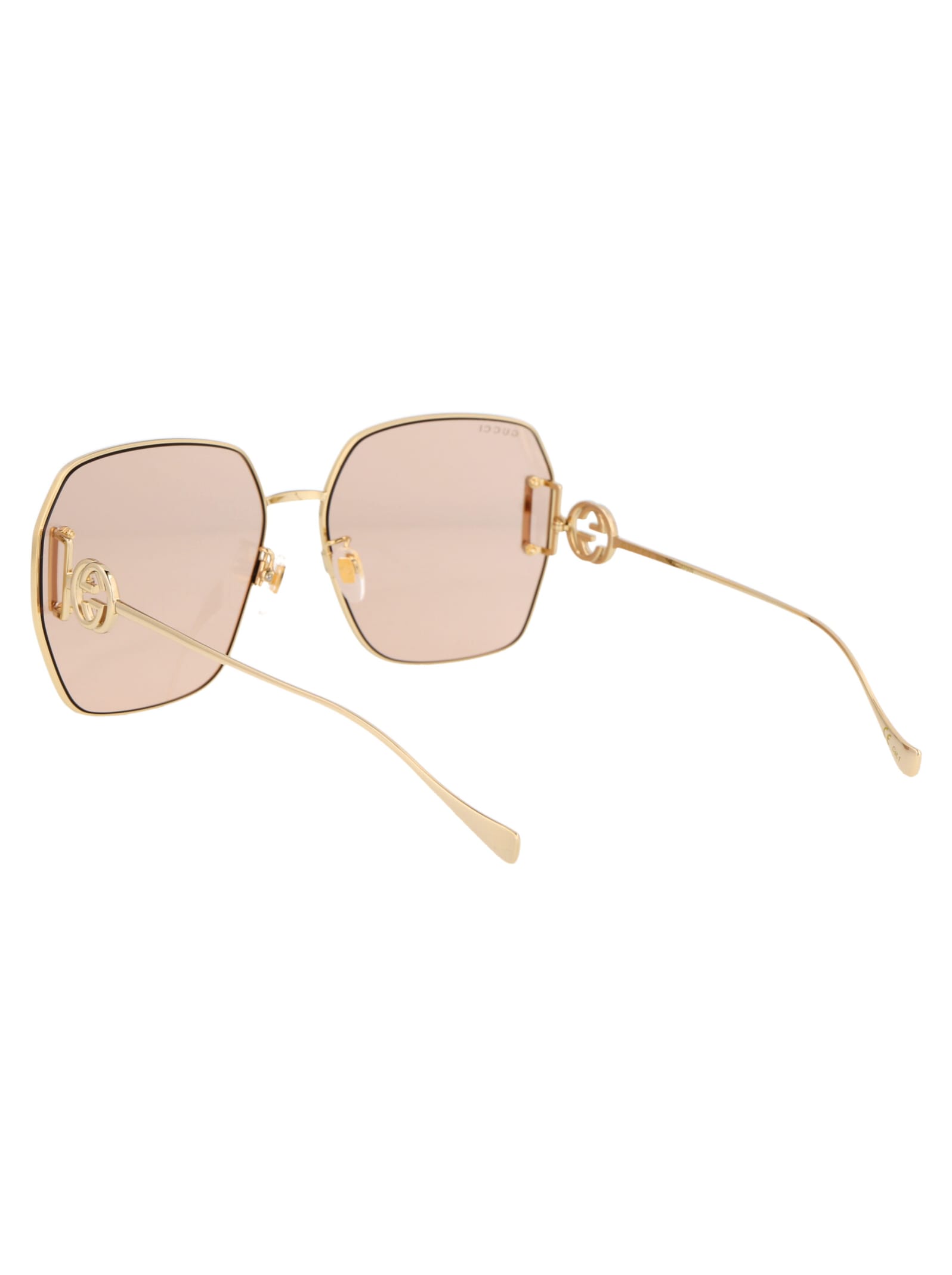 Shop Gucci Gg1207sa Sunglasses In 001 Gold Gold Brown