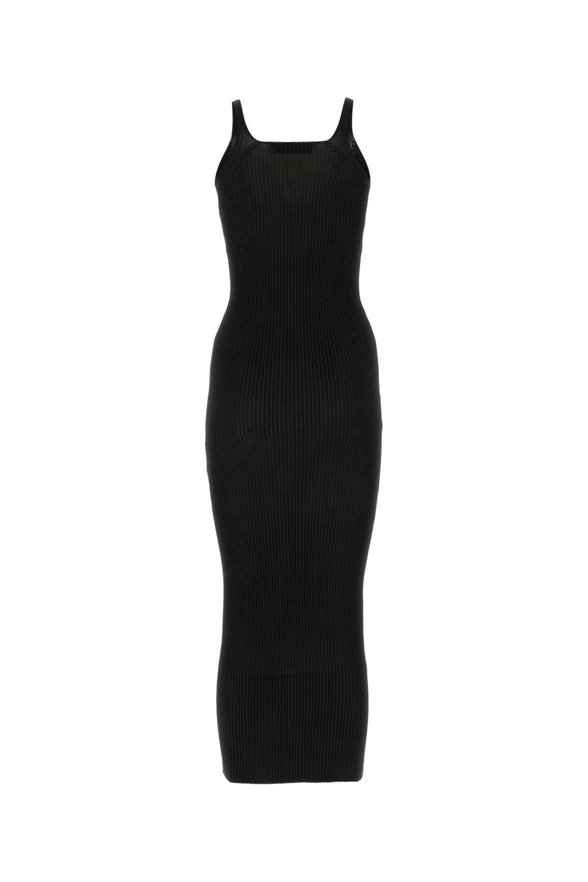 Our Legacy Black Polyester Dress In Superblackperformancepoly