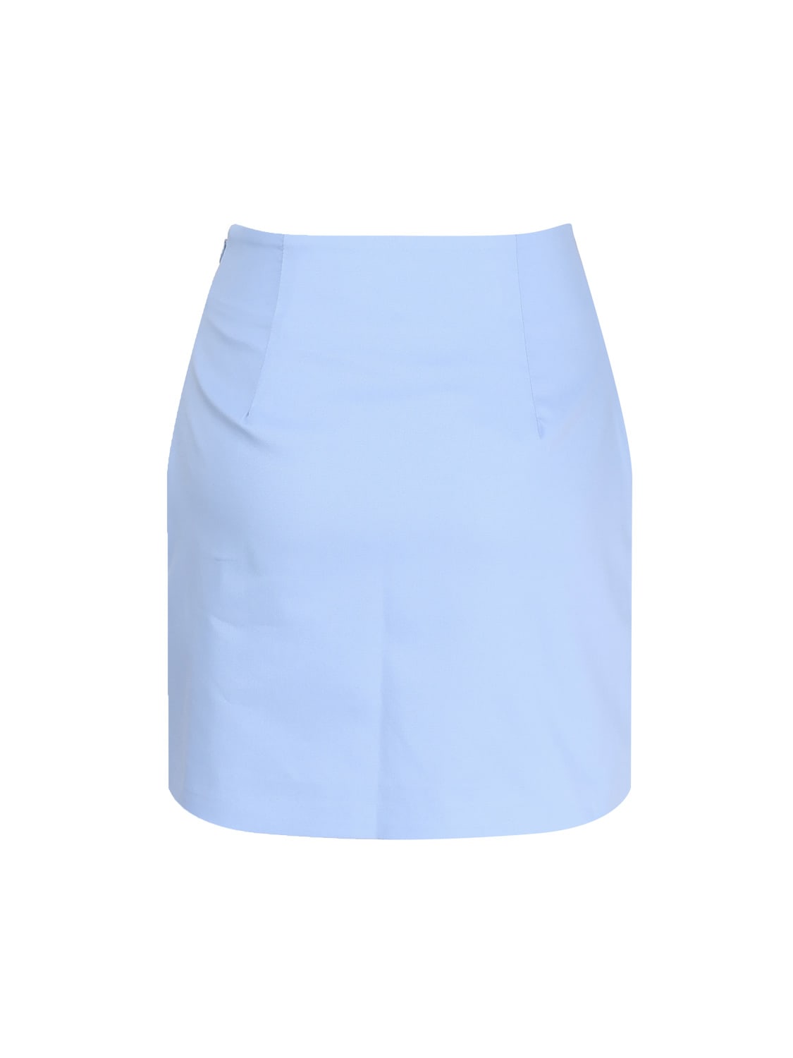 The Andamane Gioia Miniskirt With Side Slit In Blue