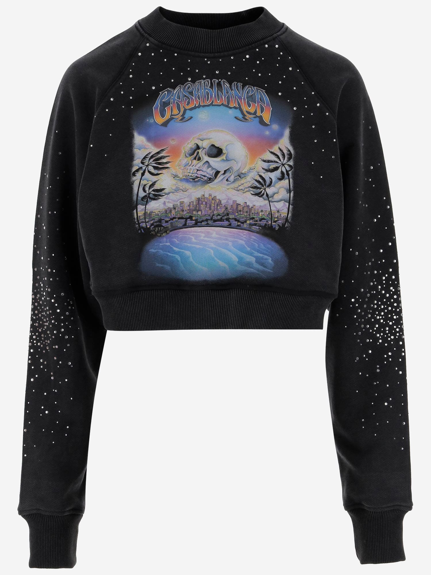 Casablanca Sweatshirt In Black Cotton