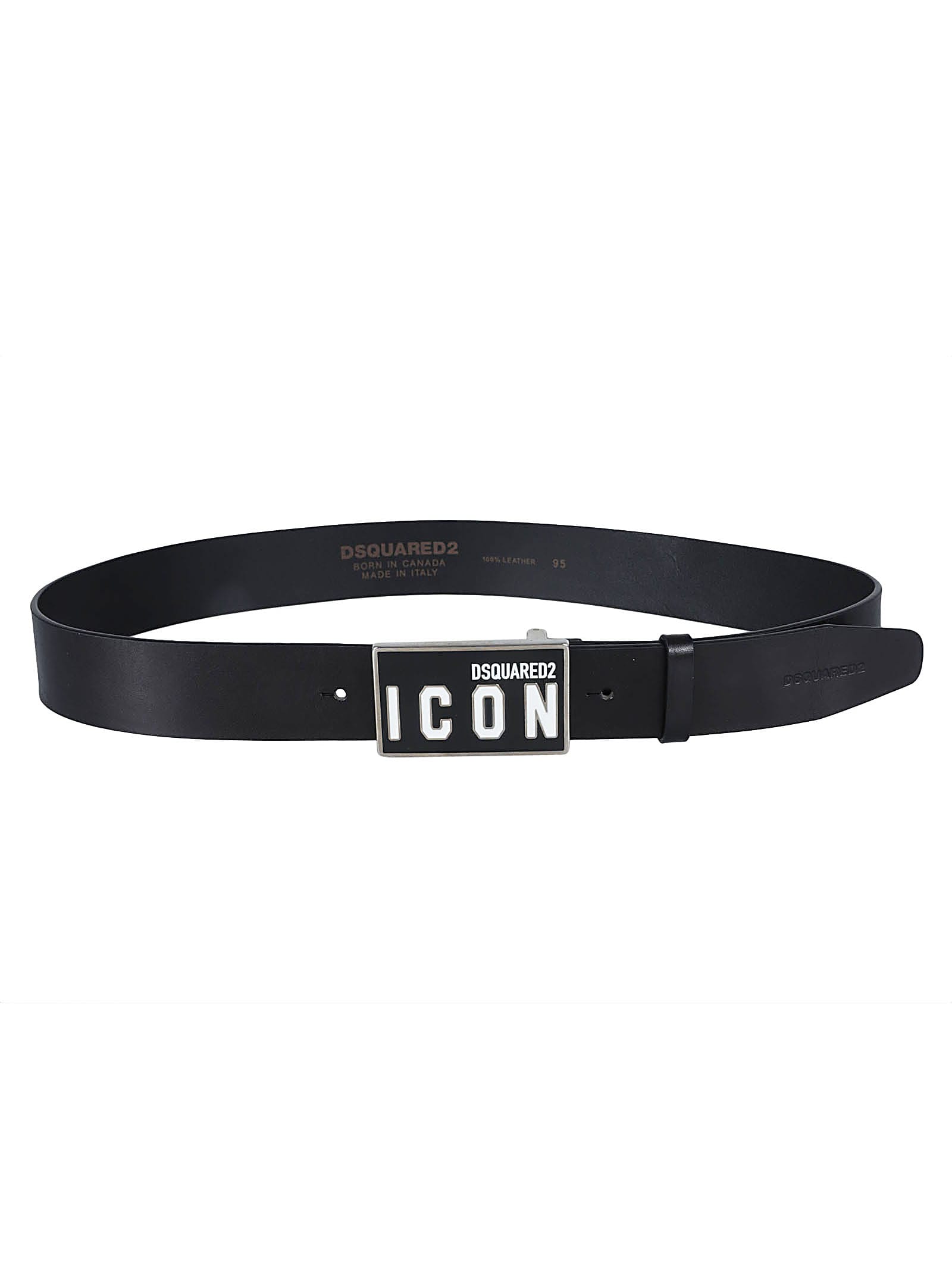 DSQUARED2 ICON BUCKLED BELT