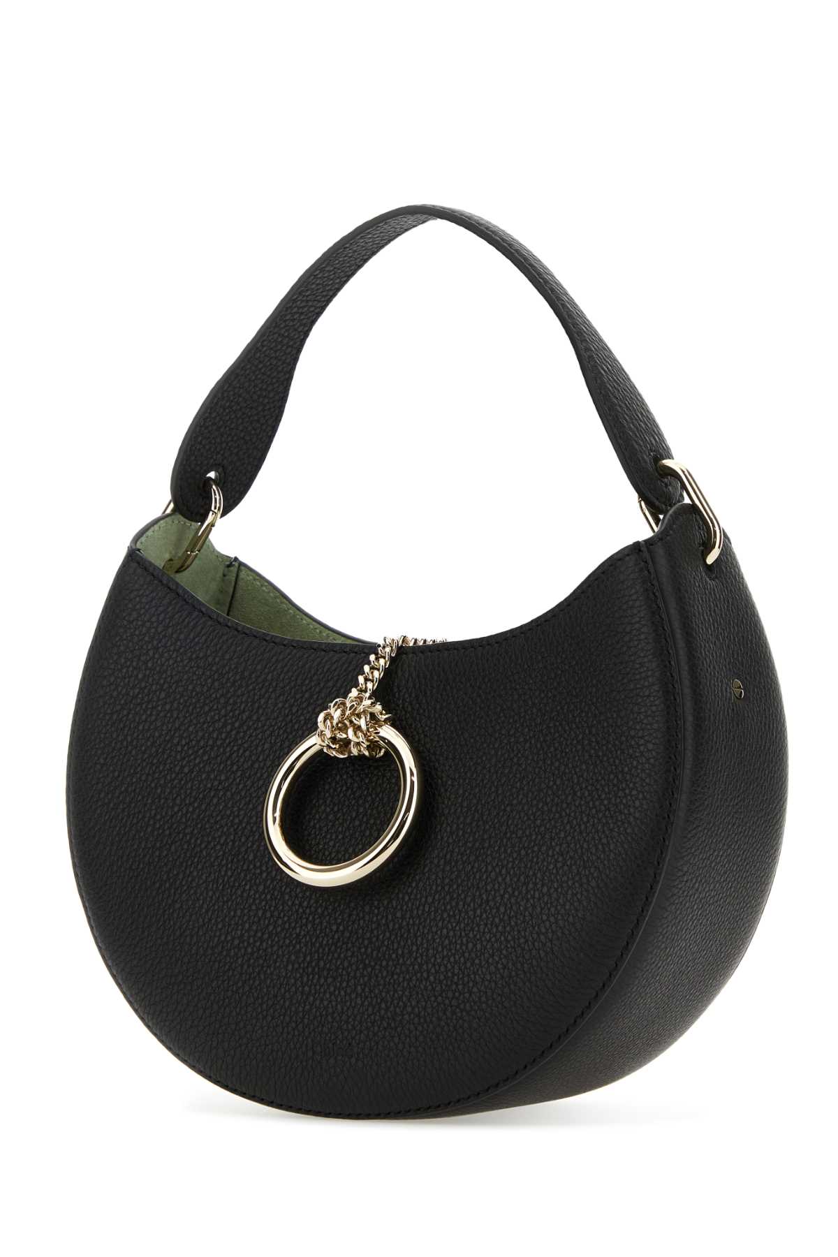 Shop Chloé Black Leather Small Arlene Handbag