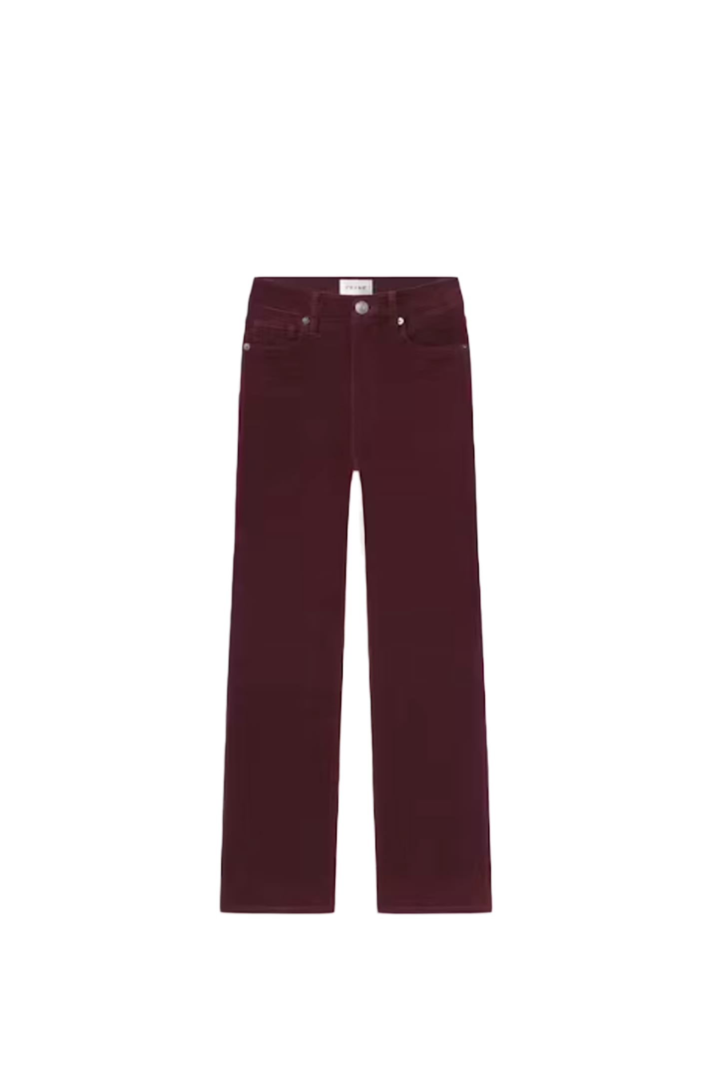 Shop Frame Pants In Bordeaux