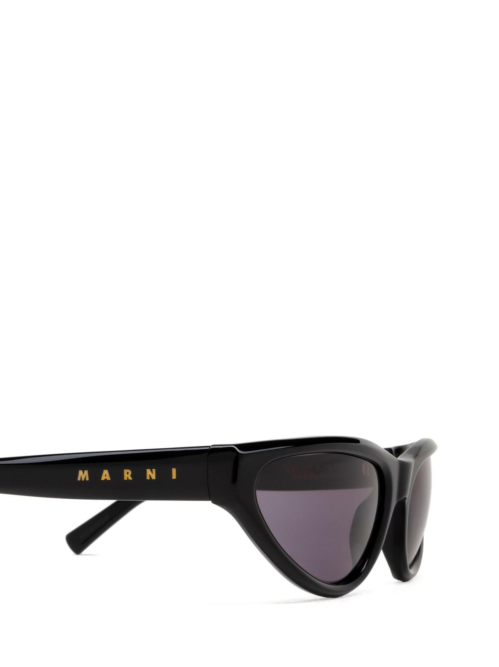 Shop Marni Eyewear Mavericks Black Sunglasses