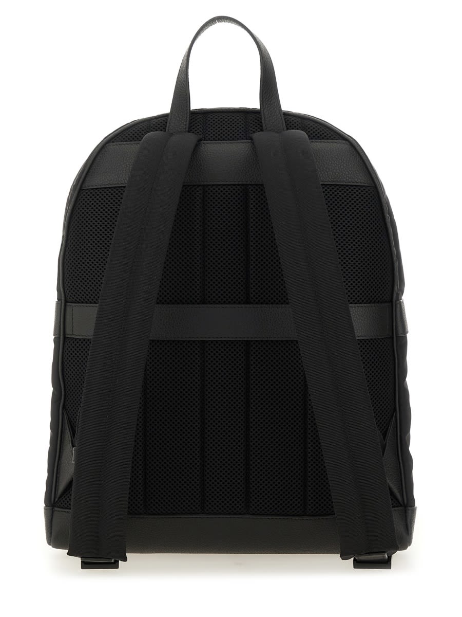 Ferragamo Versatile Backpack Featuring Adjustable Straps In Black