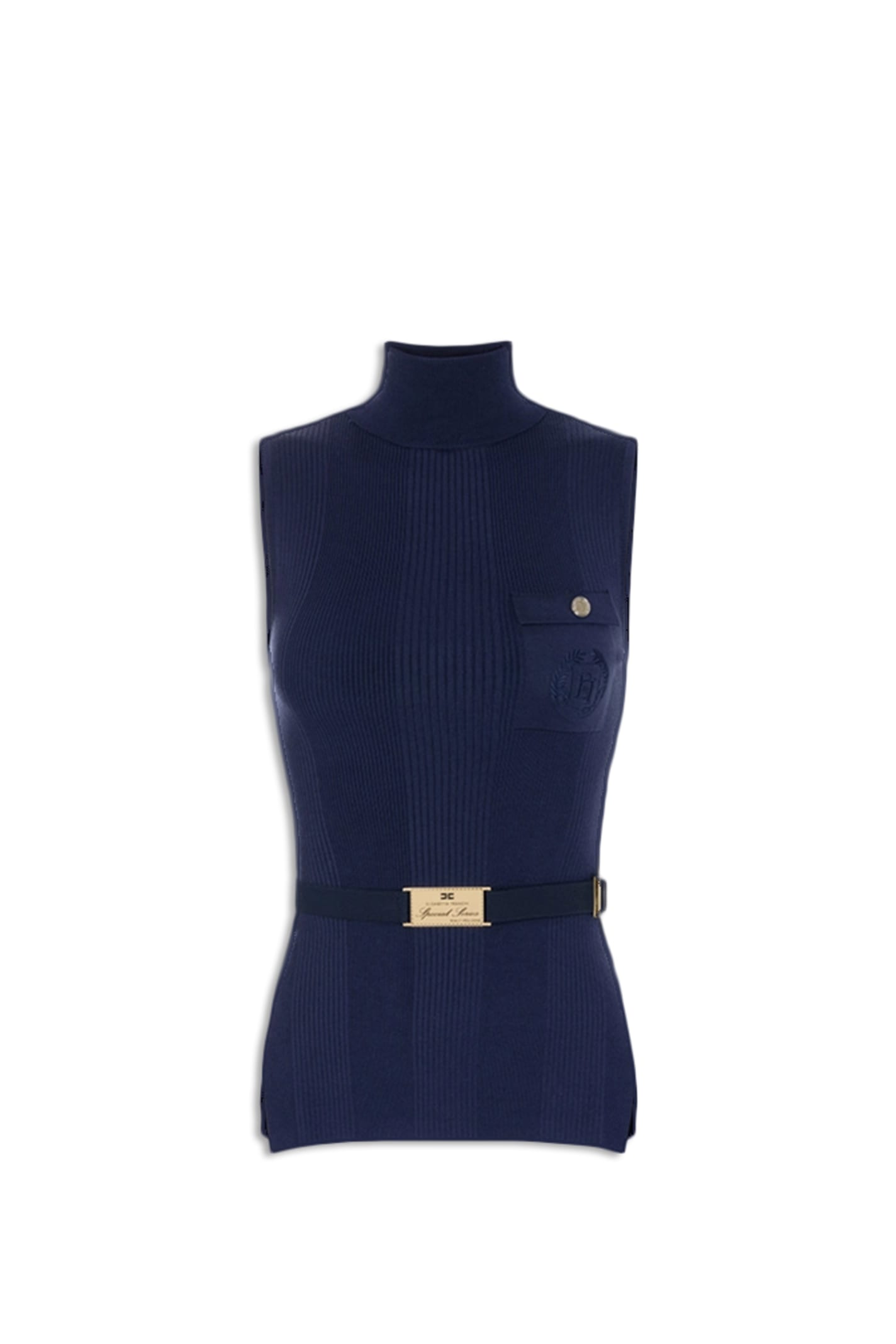 Shop Elisabetta Franchi Sweater In Blue