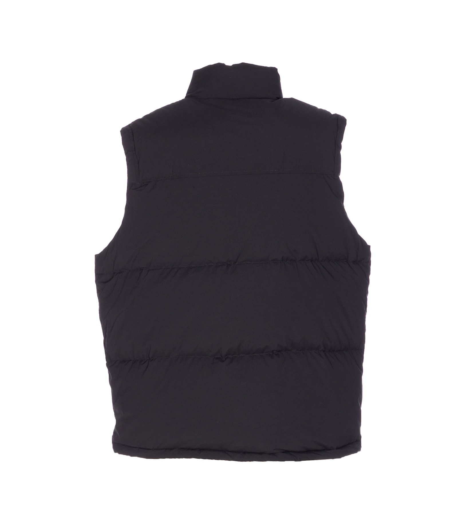 Moose Knuckles Insulated Sleeveless Jacket High Collar In Black