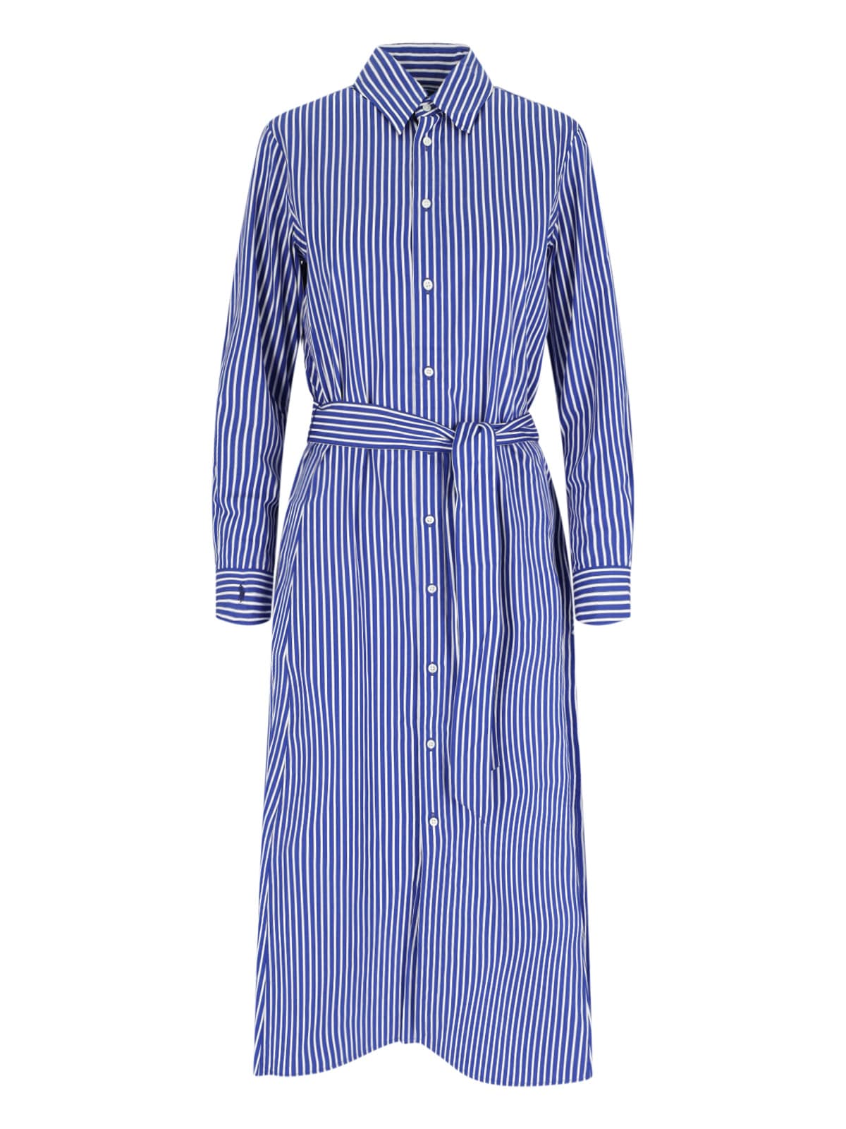 Polo Ralph Lauren Ashton Long Sleeve Tie Waist Shirtdress