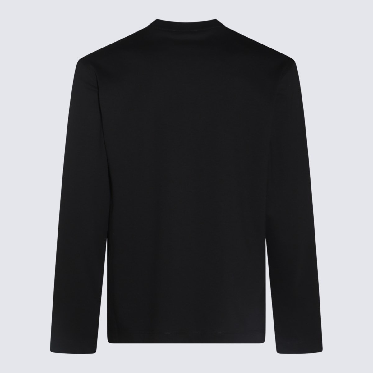 Shop Burberry Black Cotton T-shirt