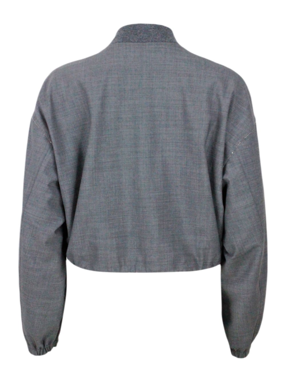 Fabiana Filippi Wool Blend Jacket In Grey