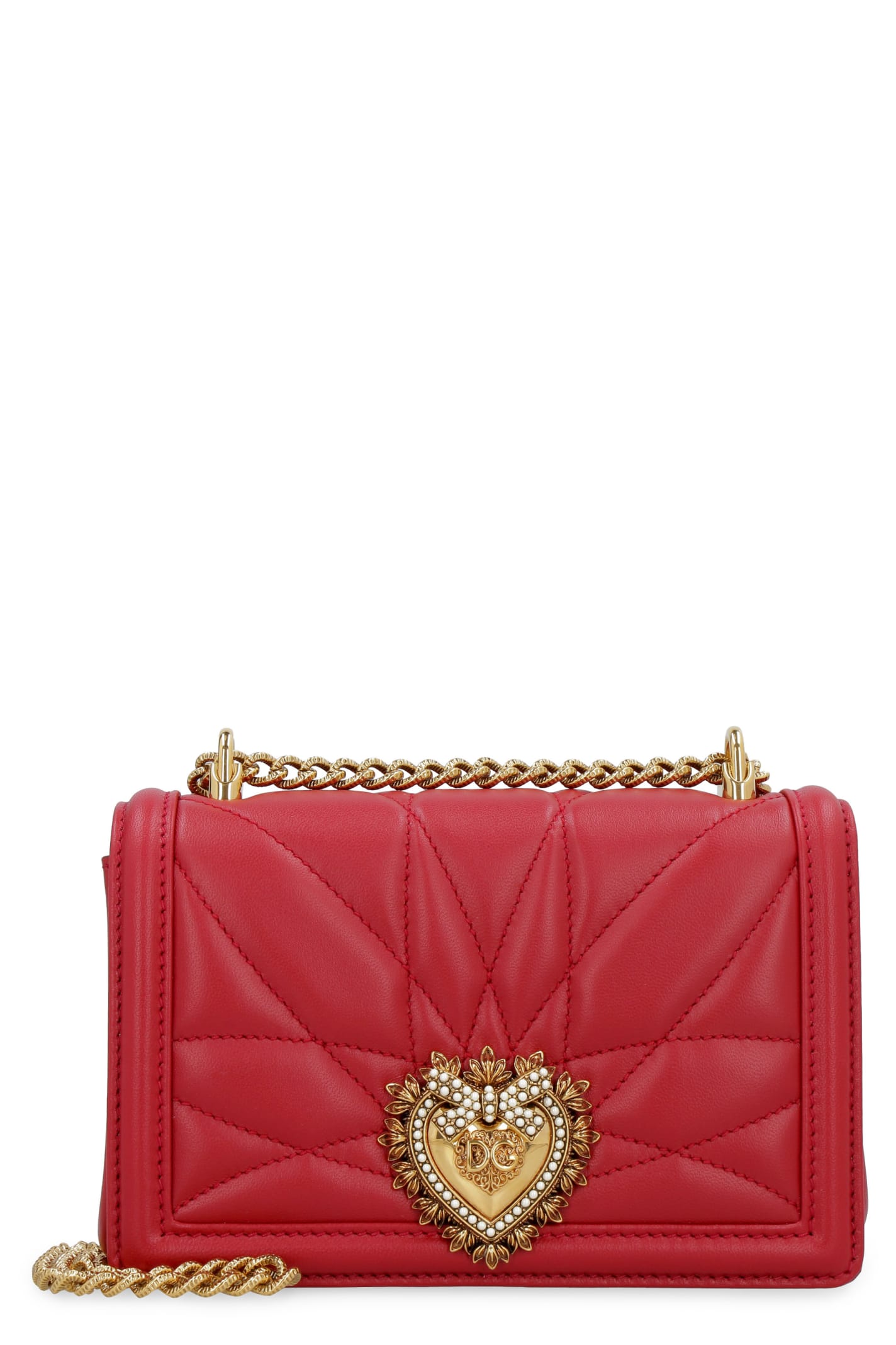 Dolce & Gabbana Devotion Quilted Leather Mini-bag