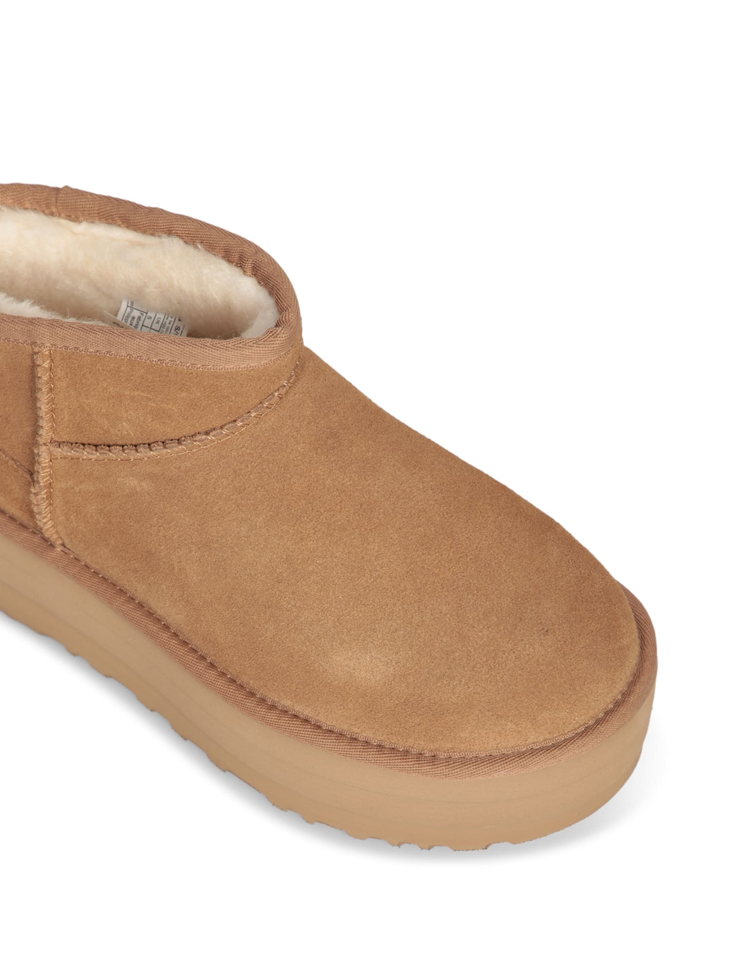 Ugg Ultra Mini Platform Chestnut Boot In Brown