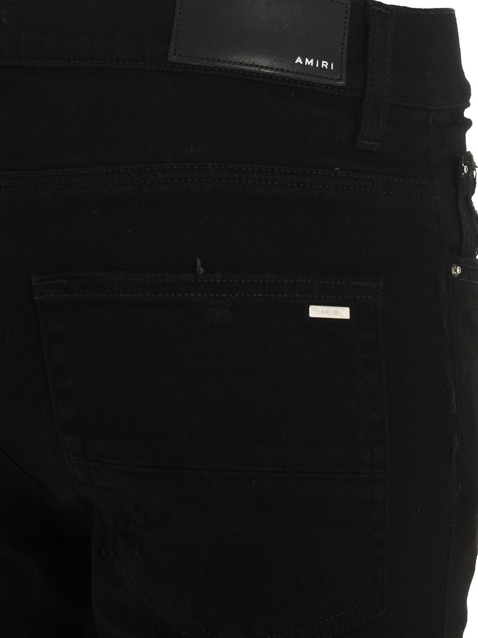 Amiri Stack Jeans In Black