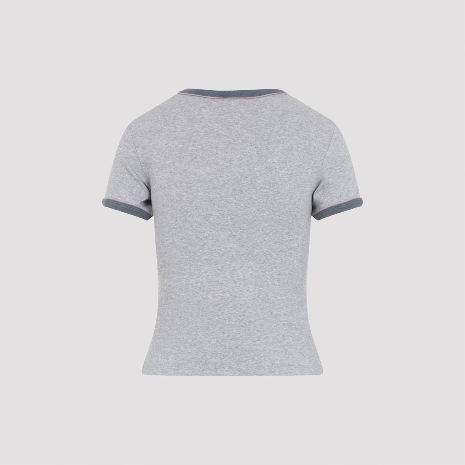 Chloé Baby Fit Logo T-shirt In Cotton Jersey In Gray