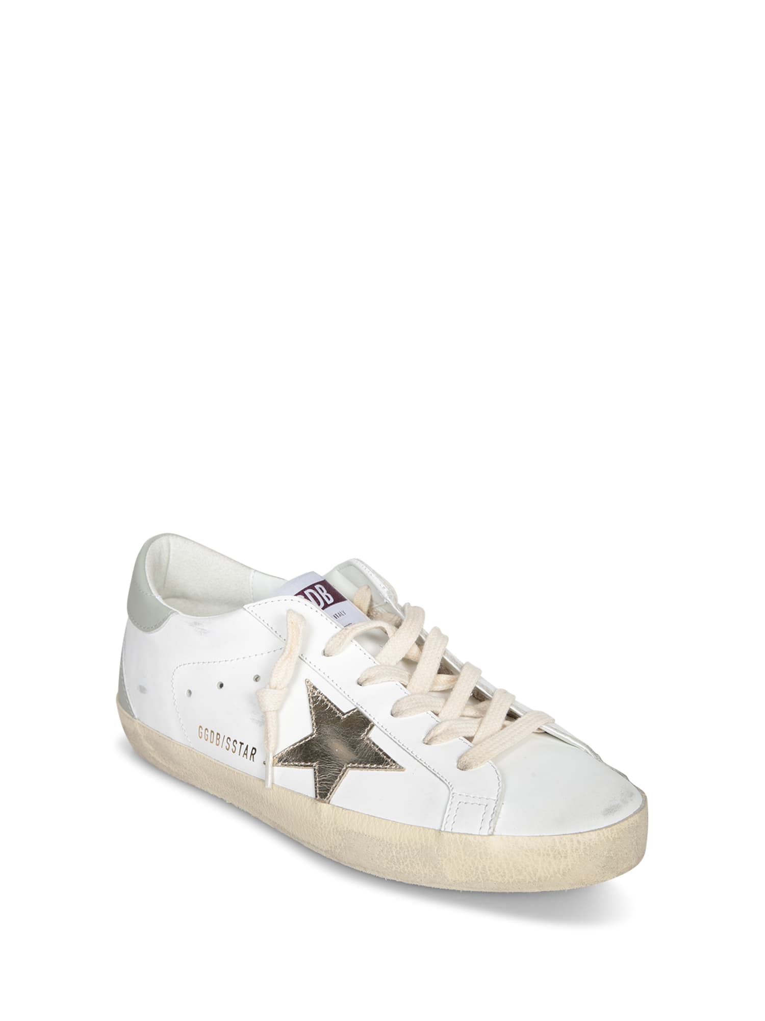 Golden Goose White Super Star Classic Sneakers In White