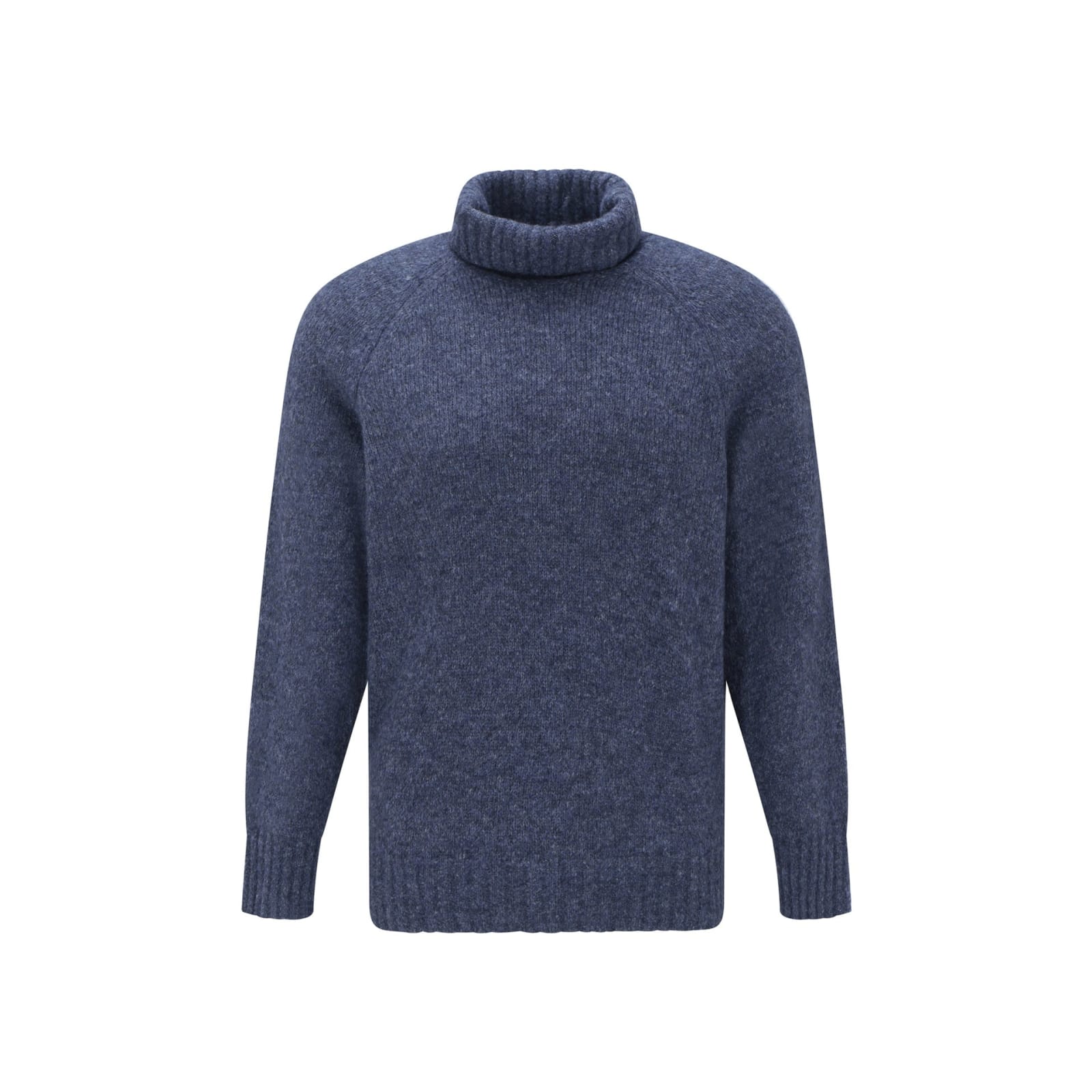 Shop Brunello Cucinelli Turtleneck Sweater In Blue