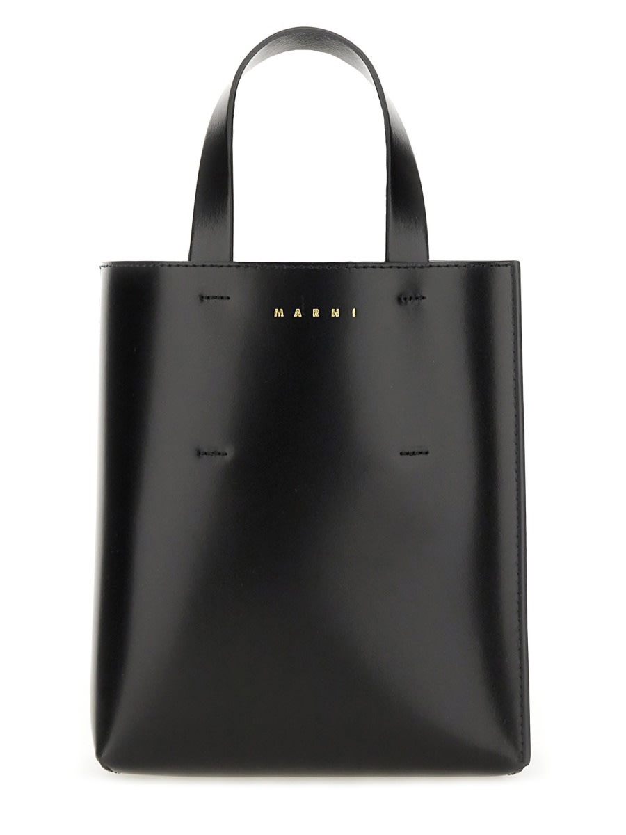 Marni Mini Museum Bag In Black