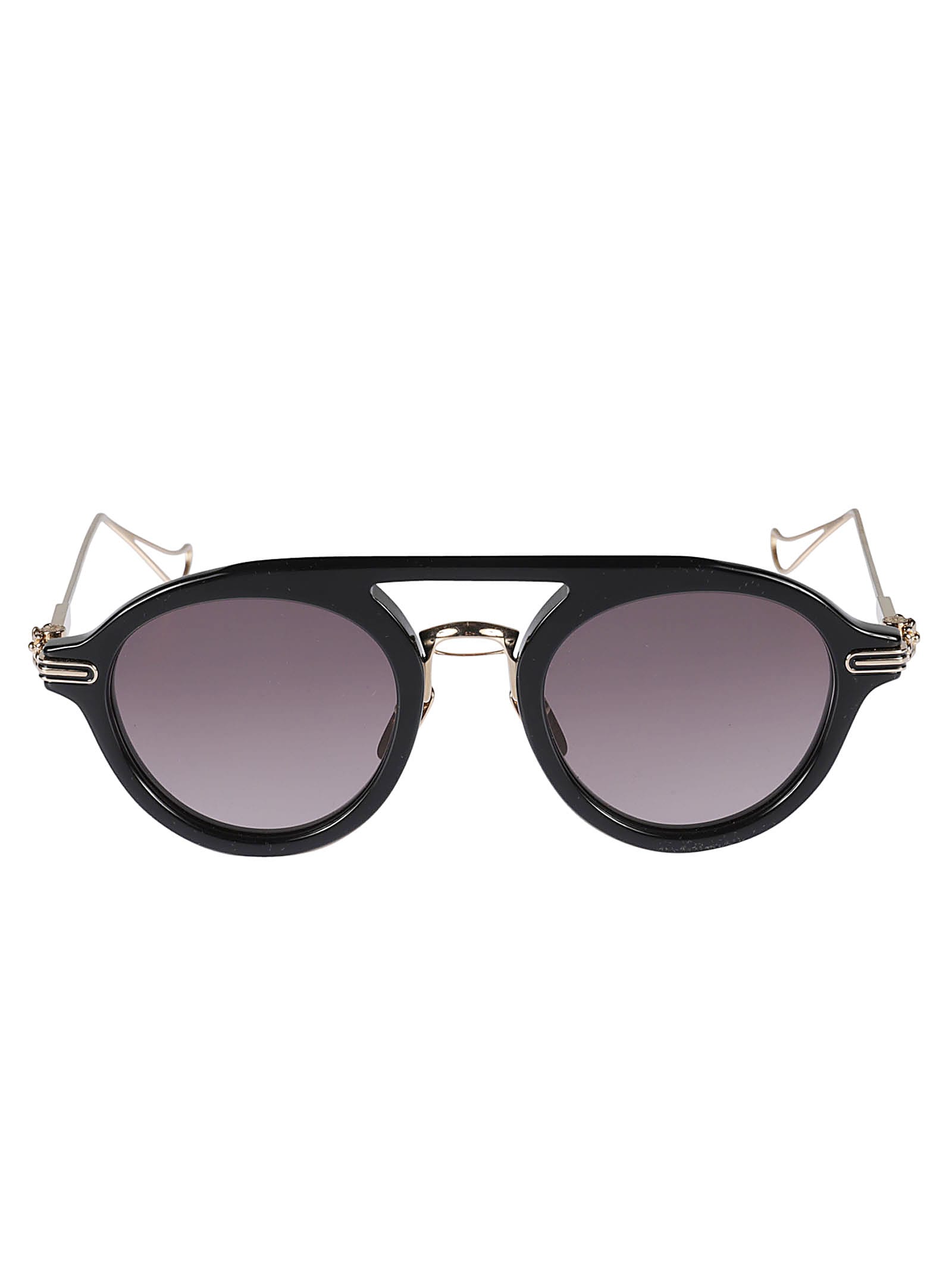 Chrome Hearts Honey Sunglasses In E49 Black Gold Plated
